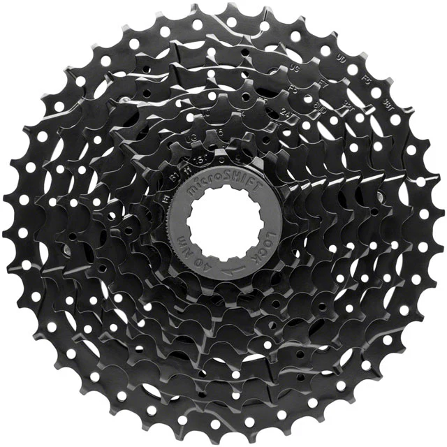 microSHIFT Sword Black 2x9-Speed Groupset - Includes Brake/Shifters, Front Derailler Braze-On, Rear Derailleur Long Cage, 11-38t Cassette - Image 5