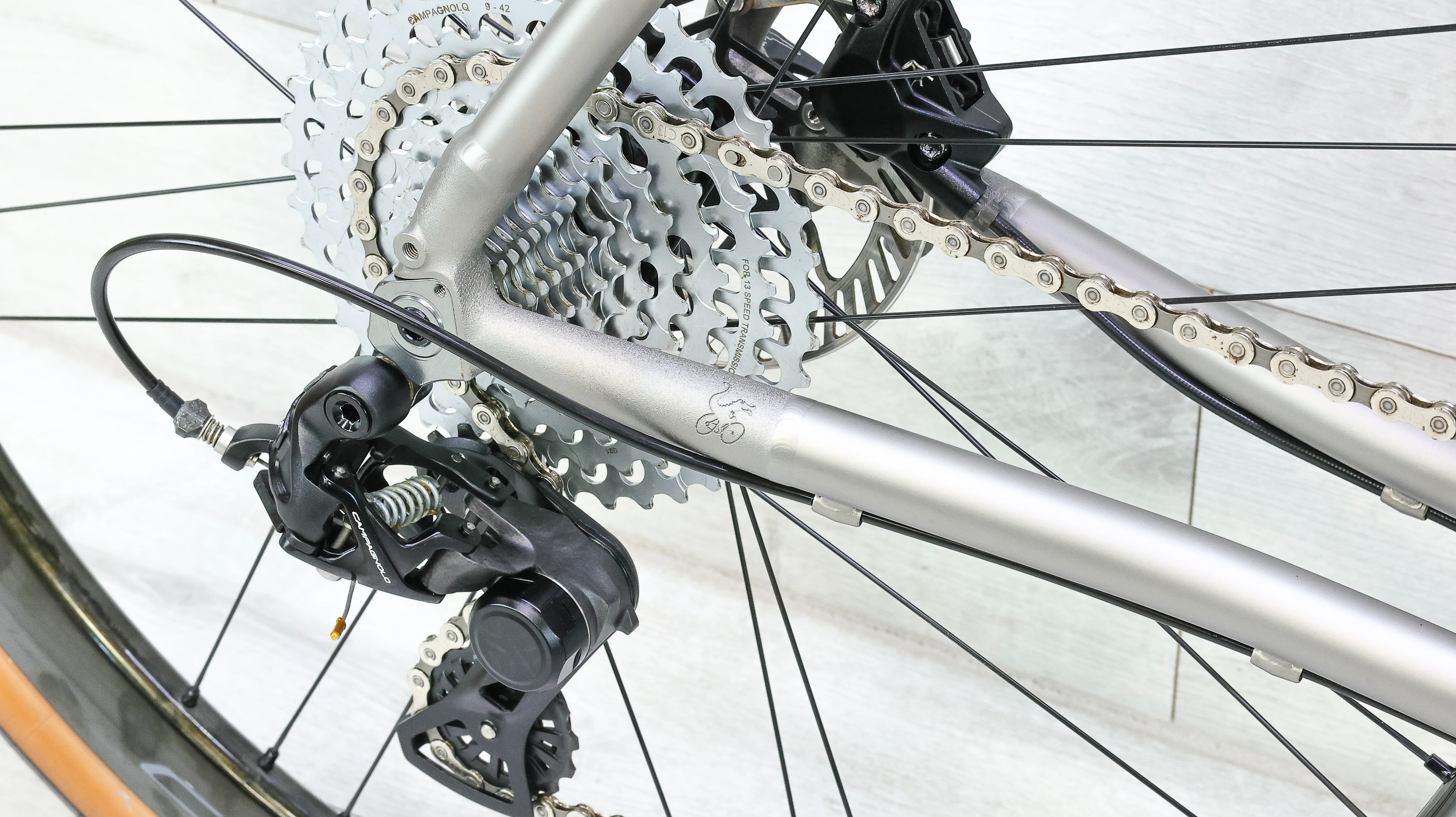 Moots Psychlo X Campagnolo Ekar Titanium Cyclocross Bike - 2022, 56cm - Image 18