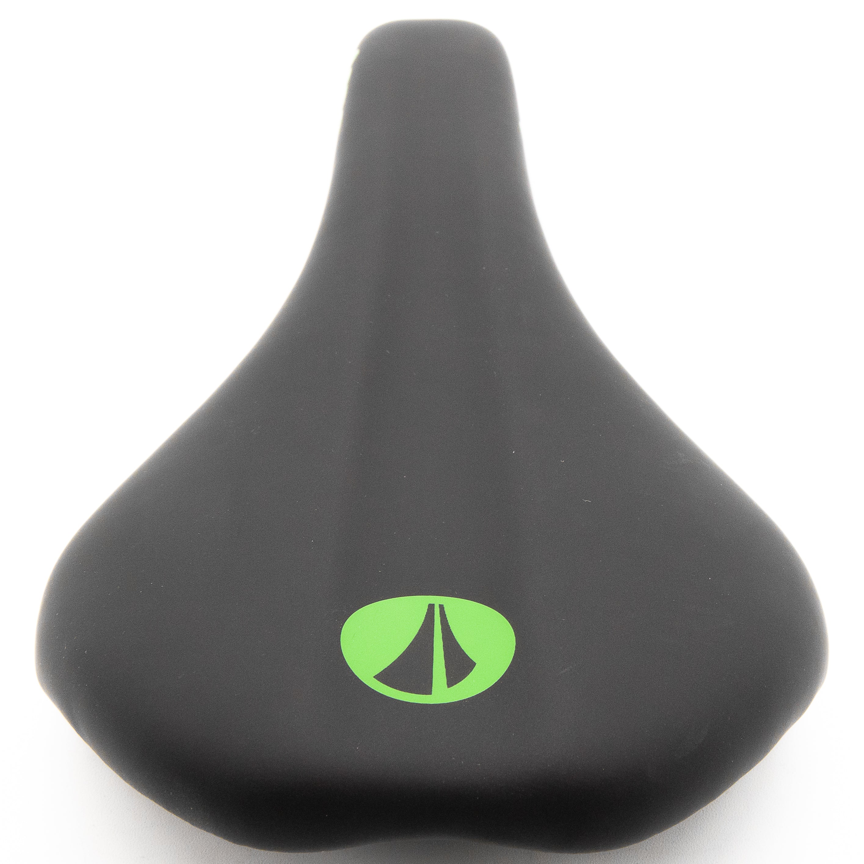 New SDG Duster Black Green MTB Saddle Steel Rails - Image 6