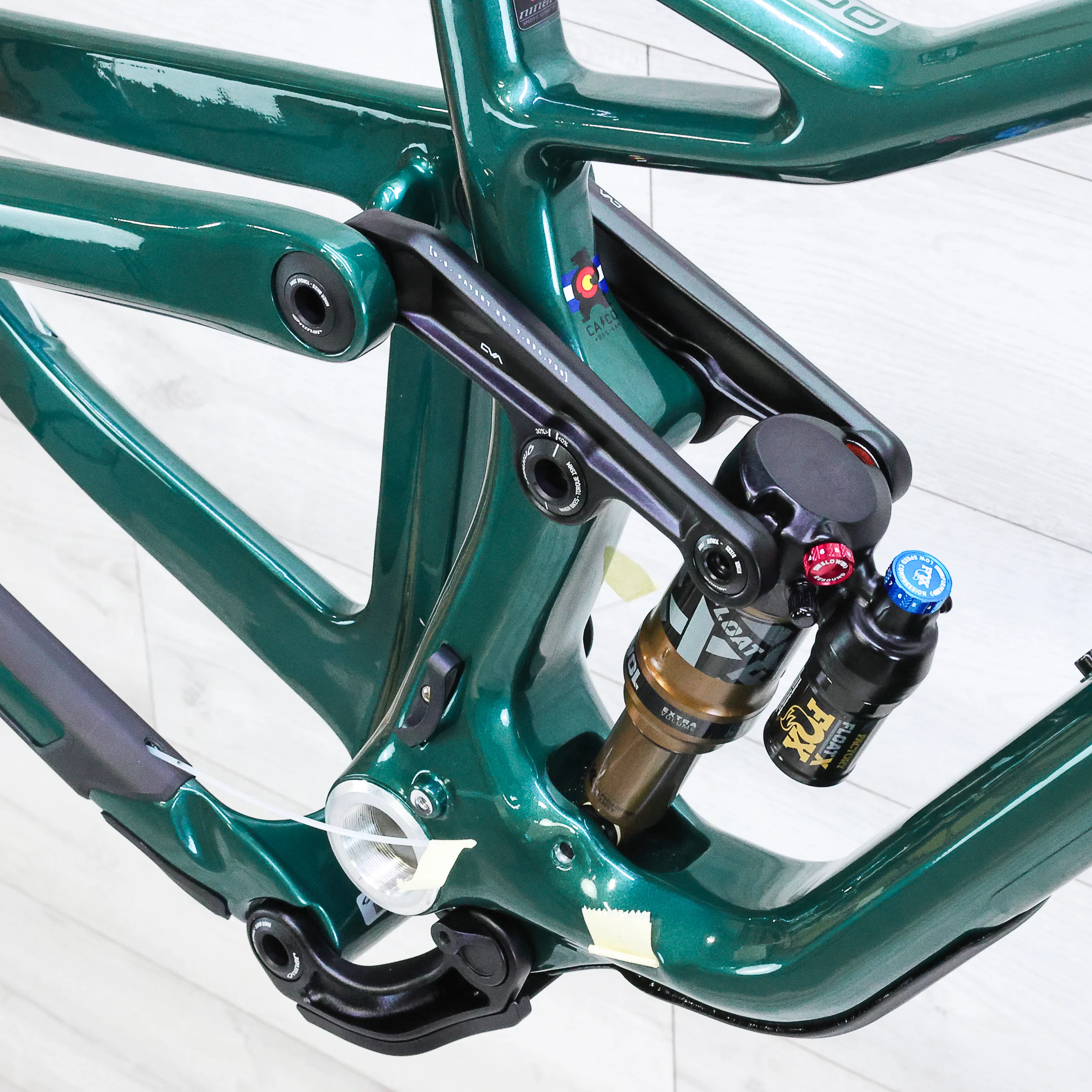 Niner JET 9 RDO Full Suspension Frame - Fox Float X Factory - Emerald Green - Image 6