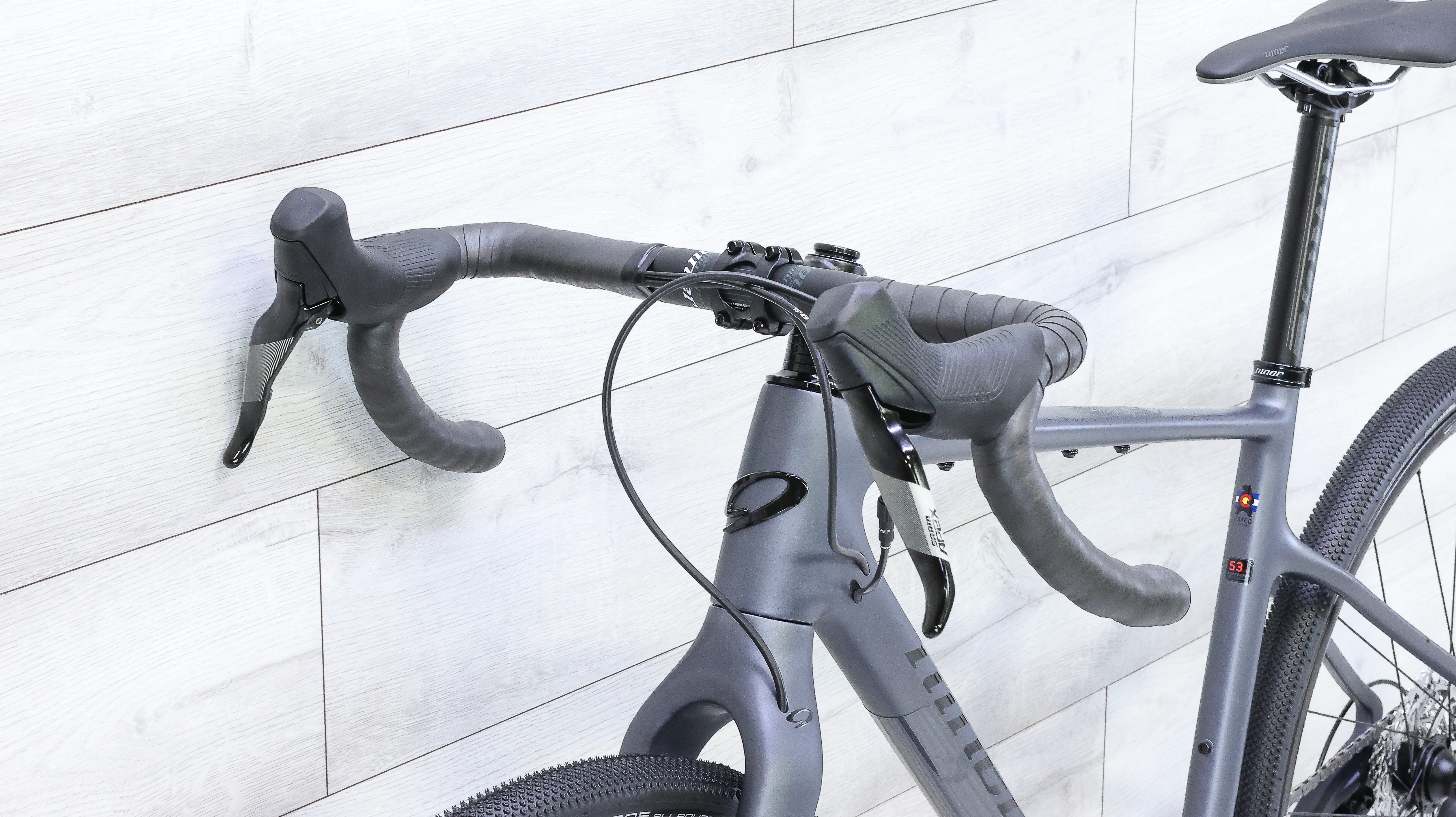 Niner ORE 9 RDO - 2 Star Apex XPLR Gravel Bike - Magnetic Grey - Image 11