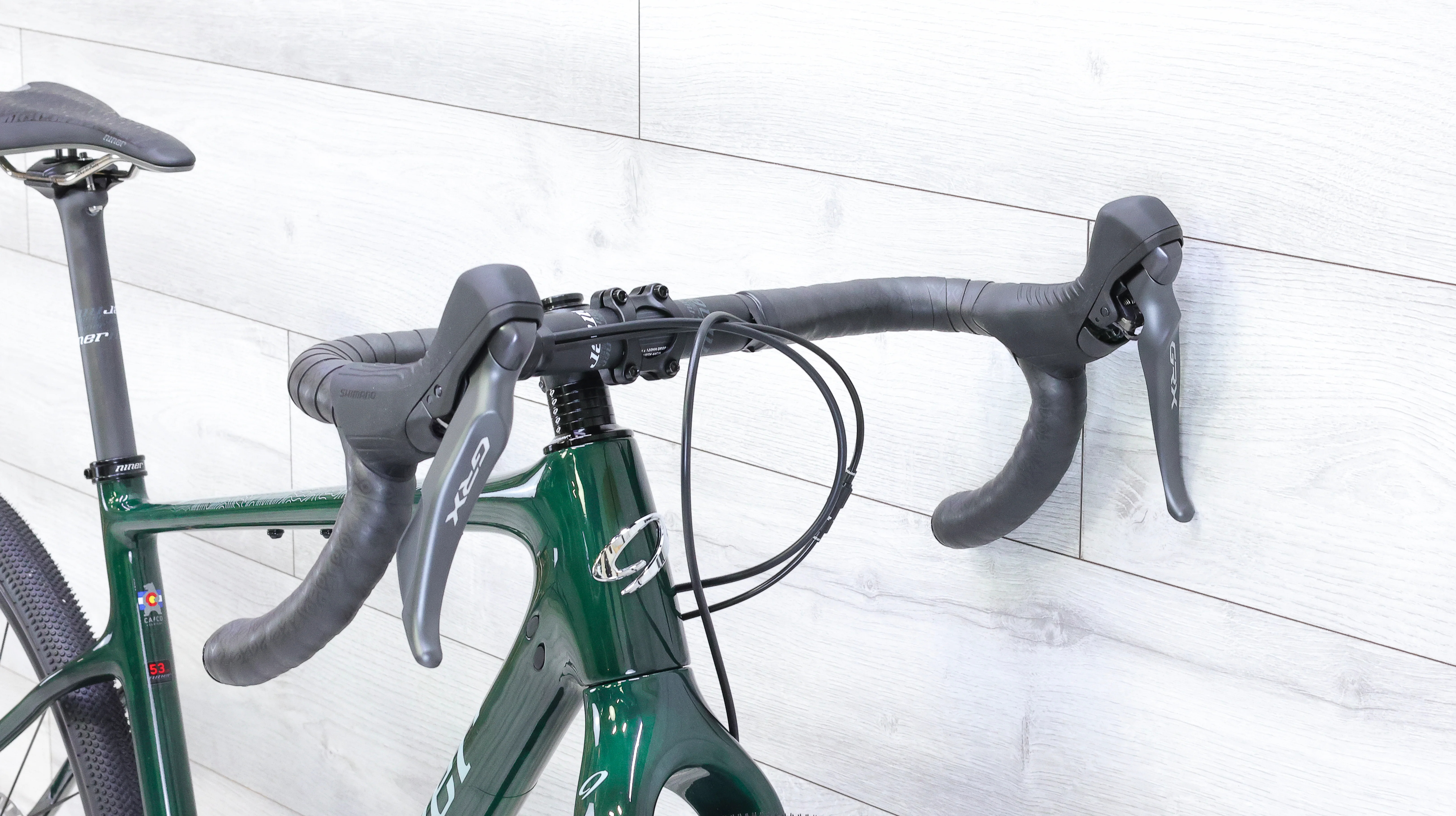 Niner ORE 9 RDO - 4 Star Shimano GRX 800 Gravel Bike - Transparent Green - Image 10