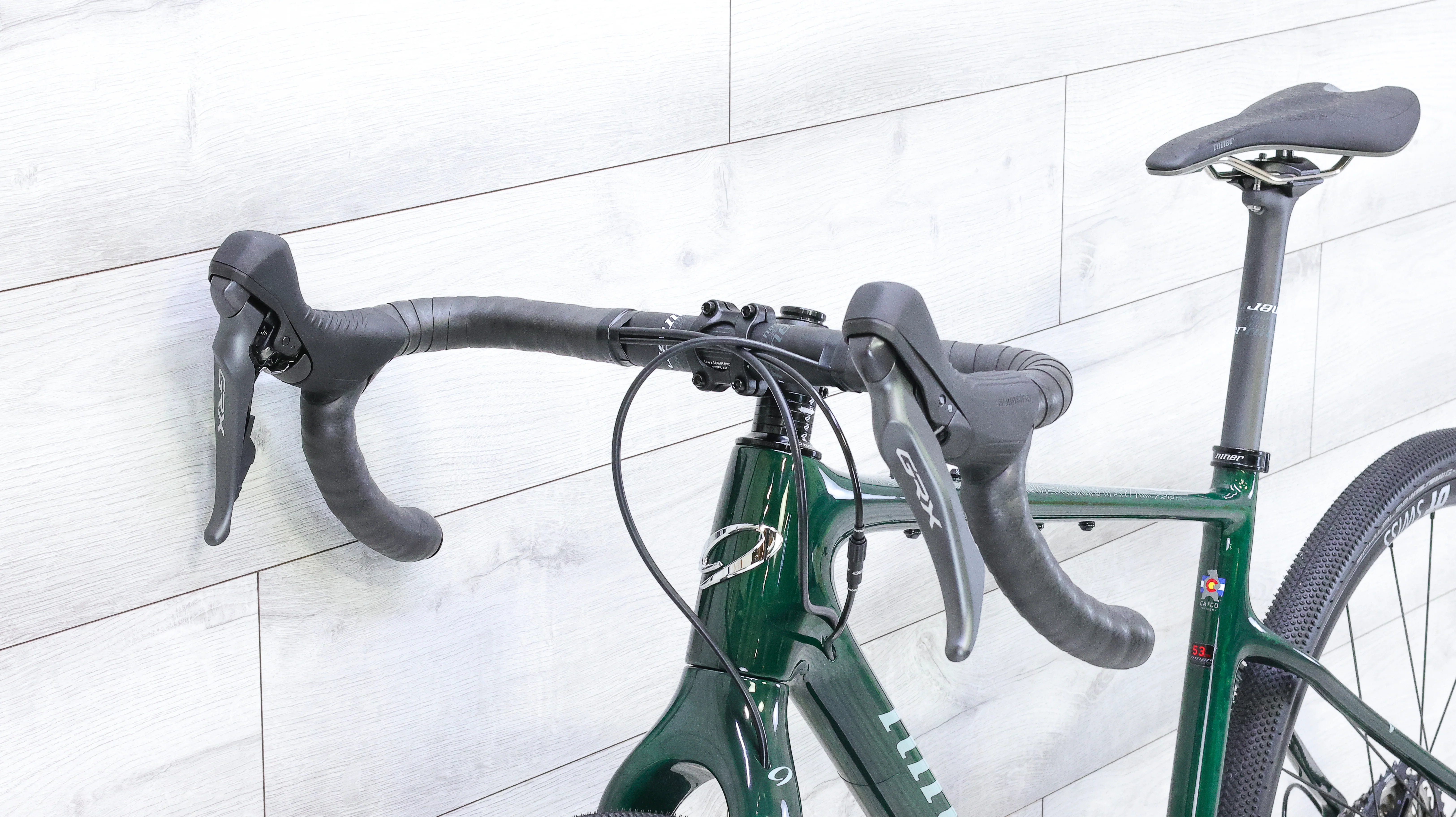 Niner ORE 9 RDO - 4 Star Shimano GRX 800 Gravel Bike - Transparent Green - Image 11