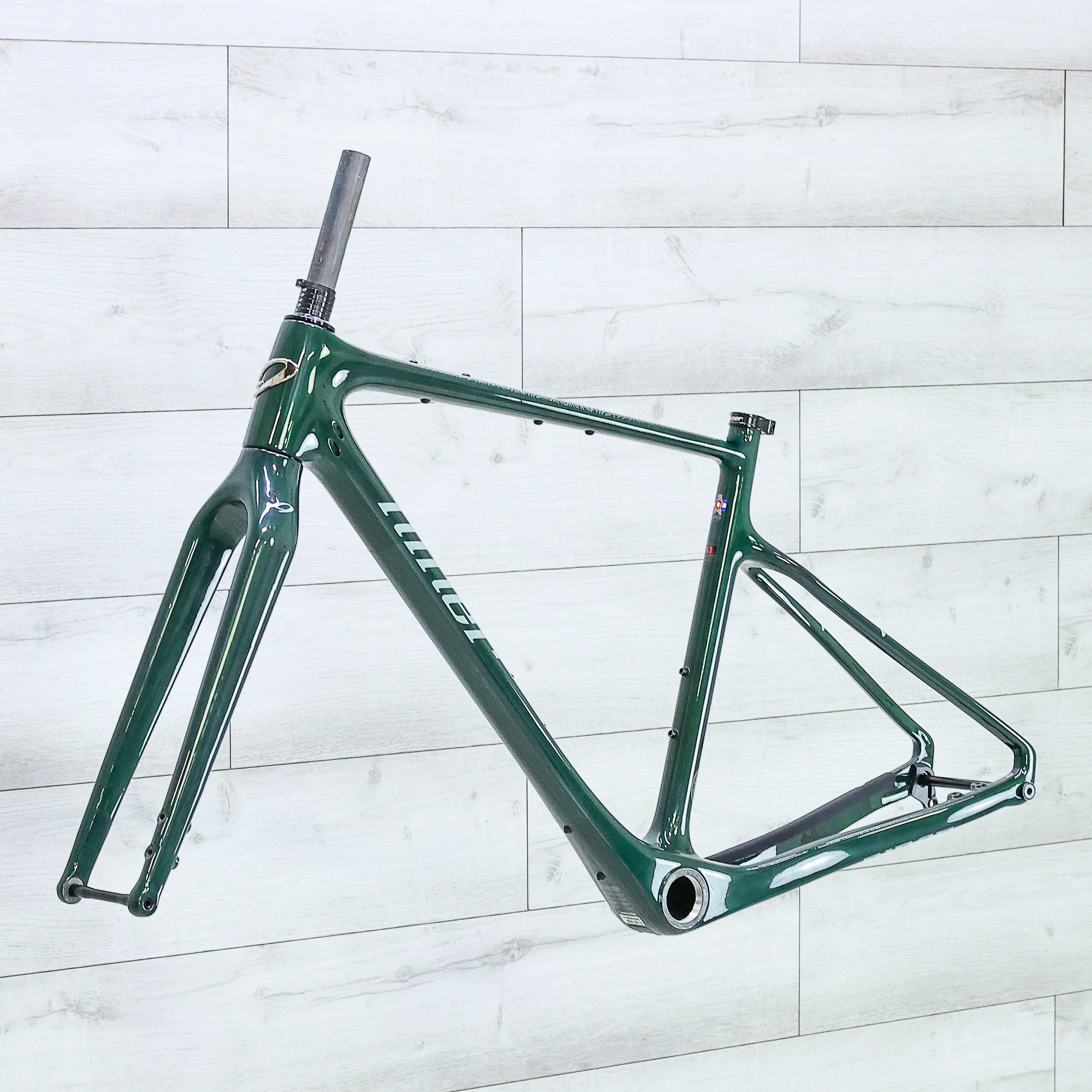 Niner ORE 9 RDO Gravel Bike Frameset - Transparent Green - Image 4