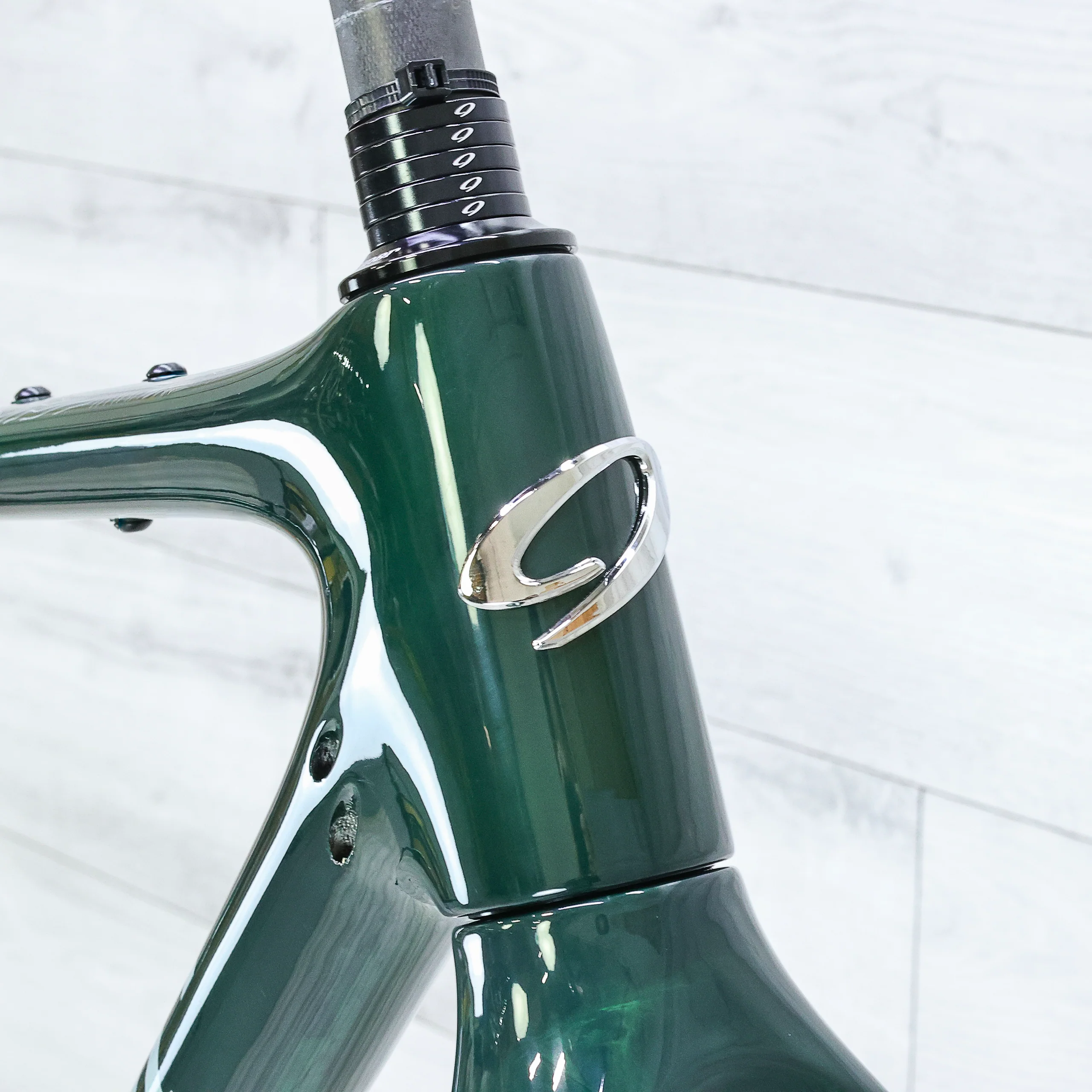Niner ORE 9 RDO Gravel Bike Frameset - Transparent Green - Image 5