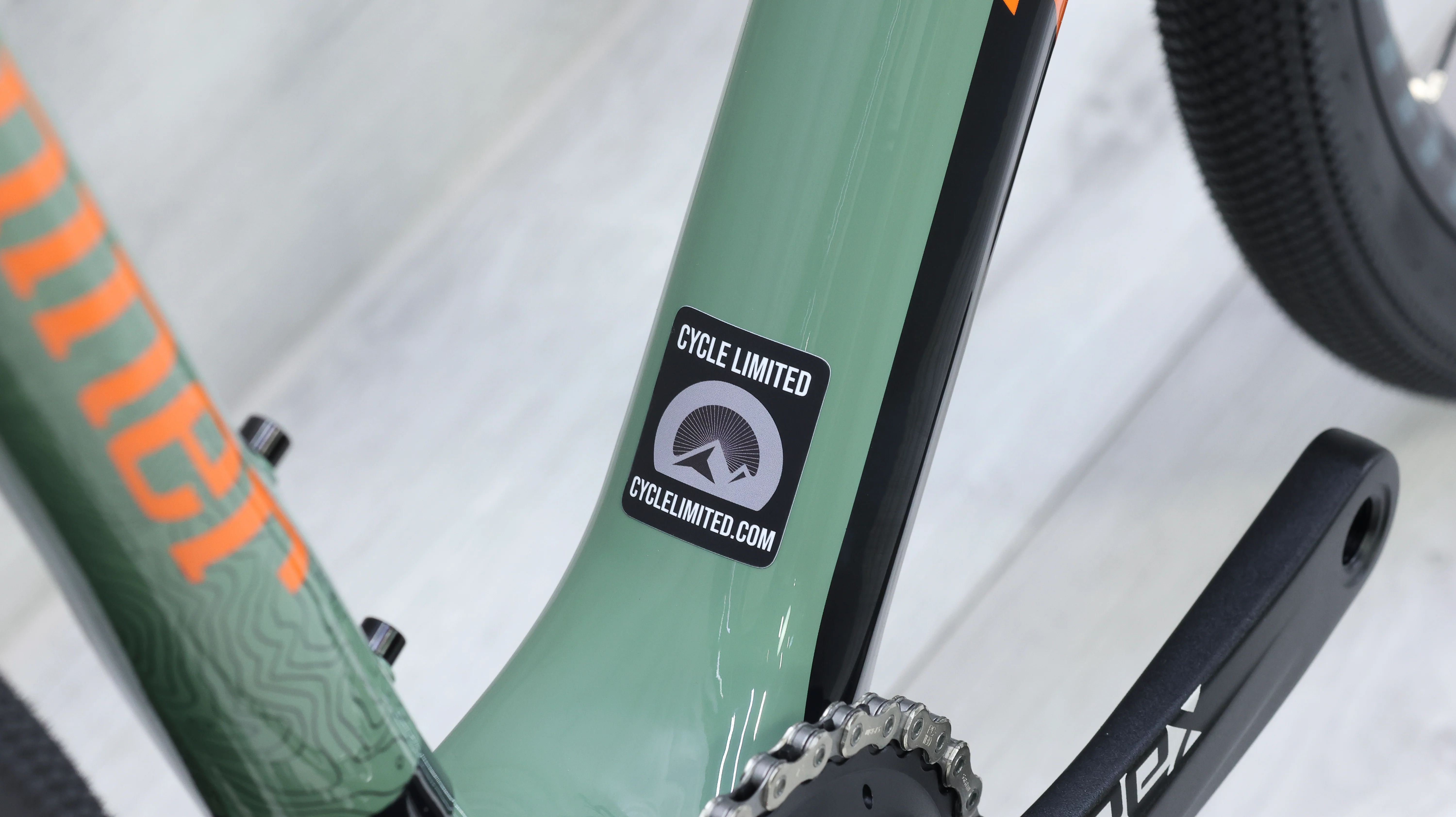 Niner RLT 9 RDO 2-Star Gravel Bike Olive/Orange - 2023, 62cm - Image 3