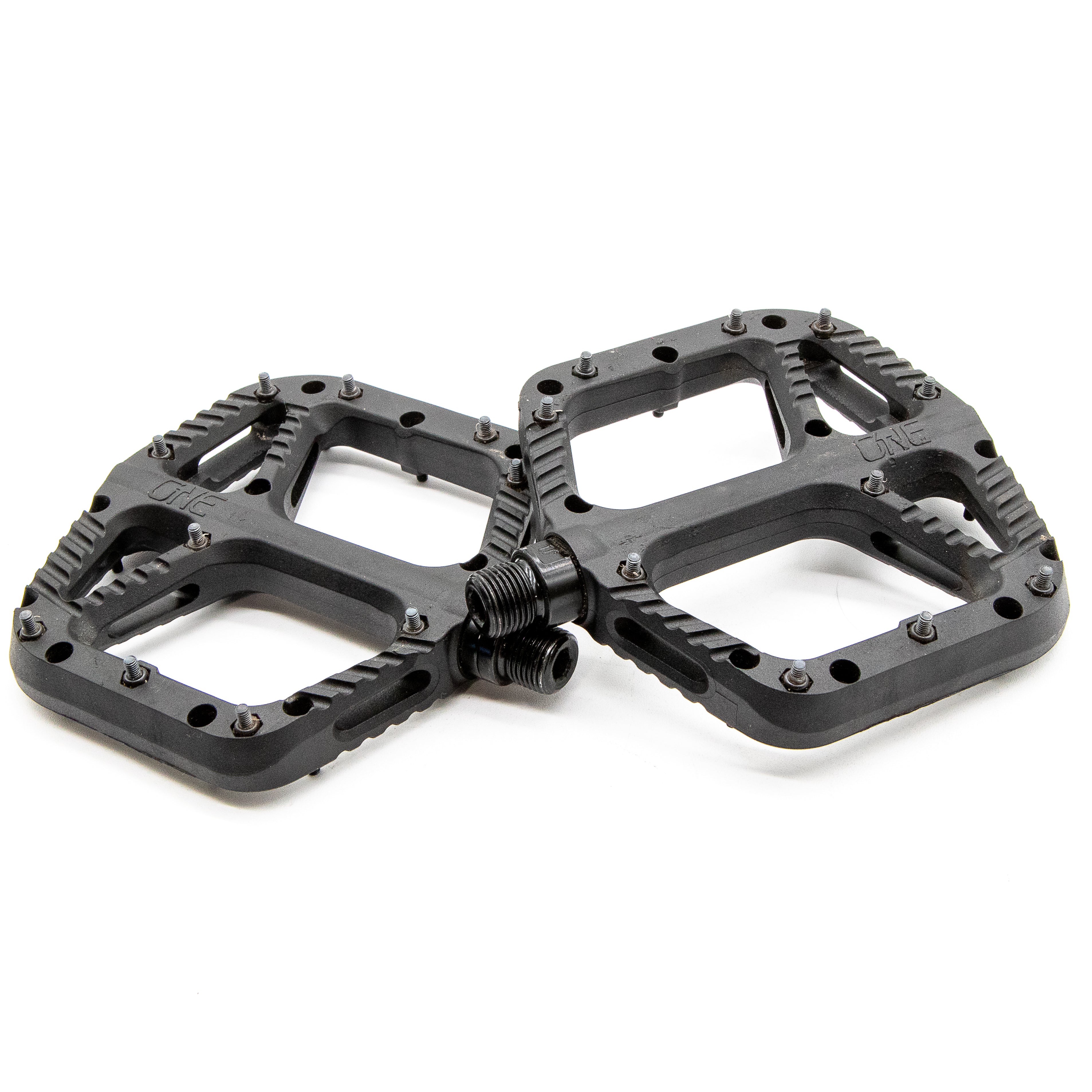 OneUp Composite Flat Platform MTB Pedals Black 367g - Image 2