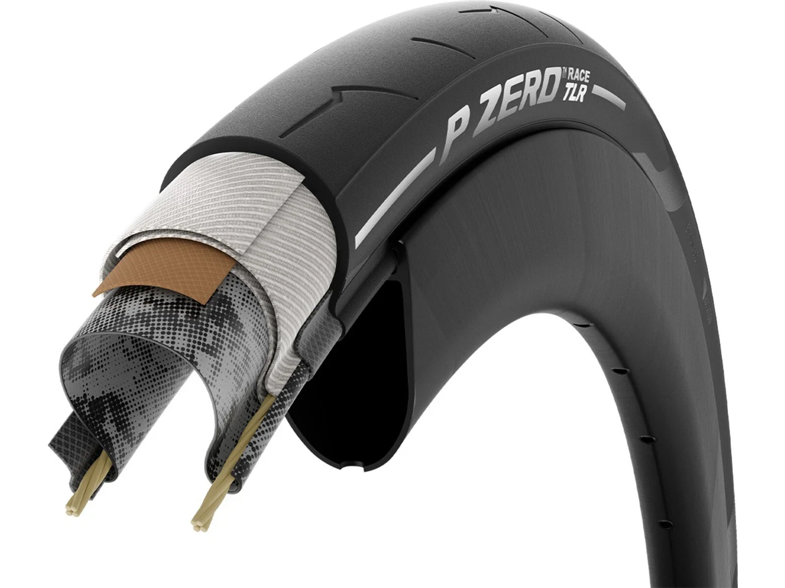 Pirelli P Zero Race TLR 700x26c Road Tire β Tubeless, SmartEVO, SpeedCORE, White Colour Edition - Image 4
