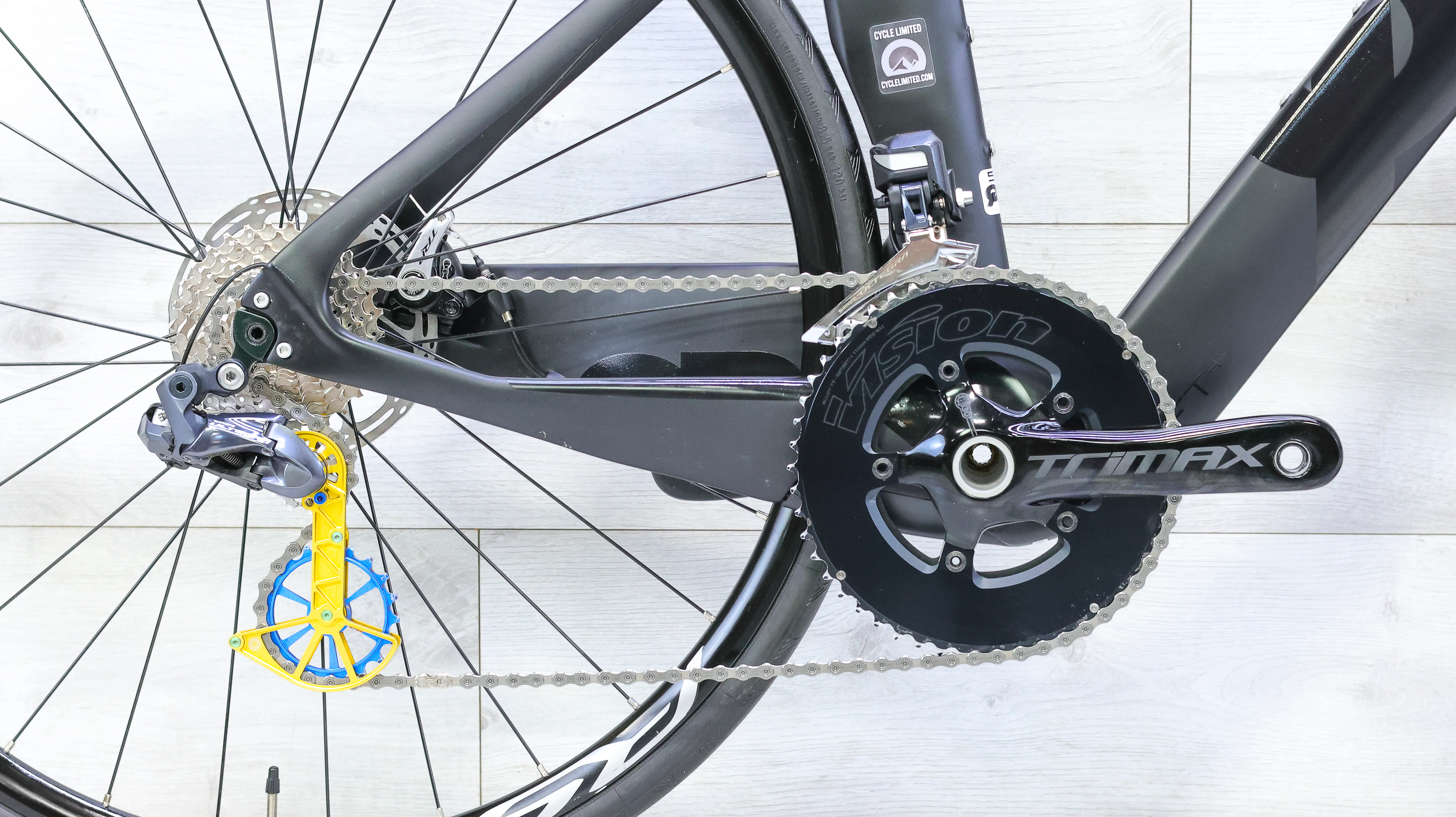 Quintana Roo PRfive Disc Ultegra Di2 Triathlon Bike - 2019, 52cm - Image 5