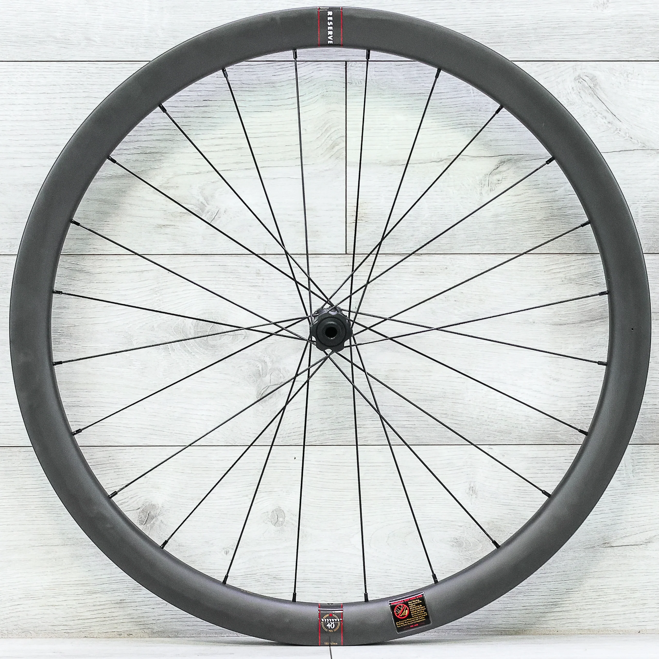 Reserve 40/44 Carbon Wheelset - 700c, Tubeless, Center Lock, HG 11 - Speed - Image 3
