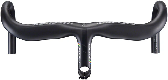 Ritchey WCS Carbon Solostreem Drop Handlebar - Integrated Bar/Stem, Carbon, 44cm, 130mm, Matte Carbon - Image 2