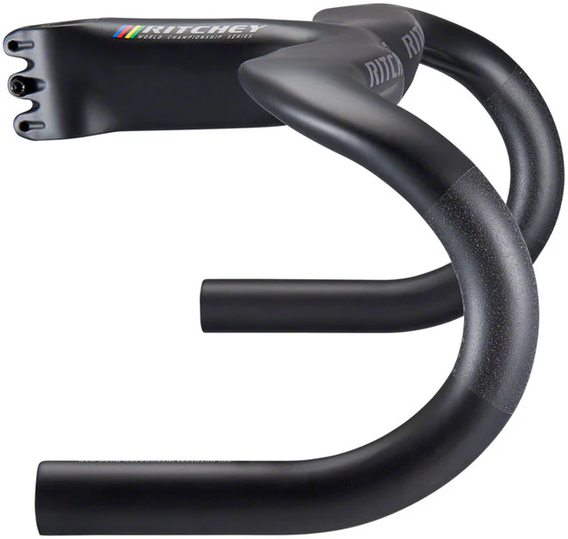 Ritchey WCS Carbon Solostreem Drop Handlebar - Integrated Bar/Stem, Carbon, 44cm, 130mm, Matte Carbon - Image 3