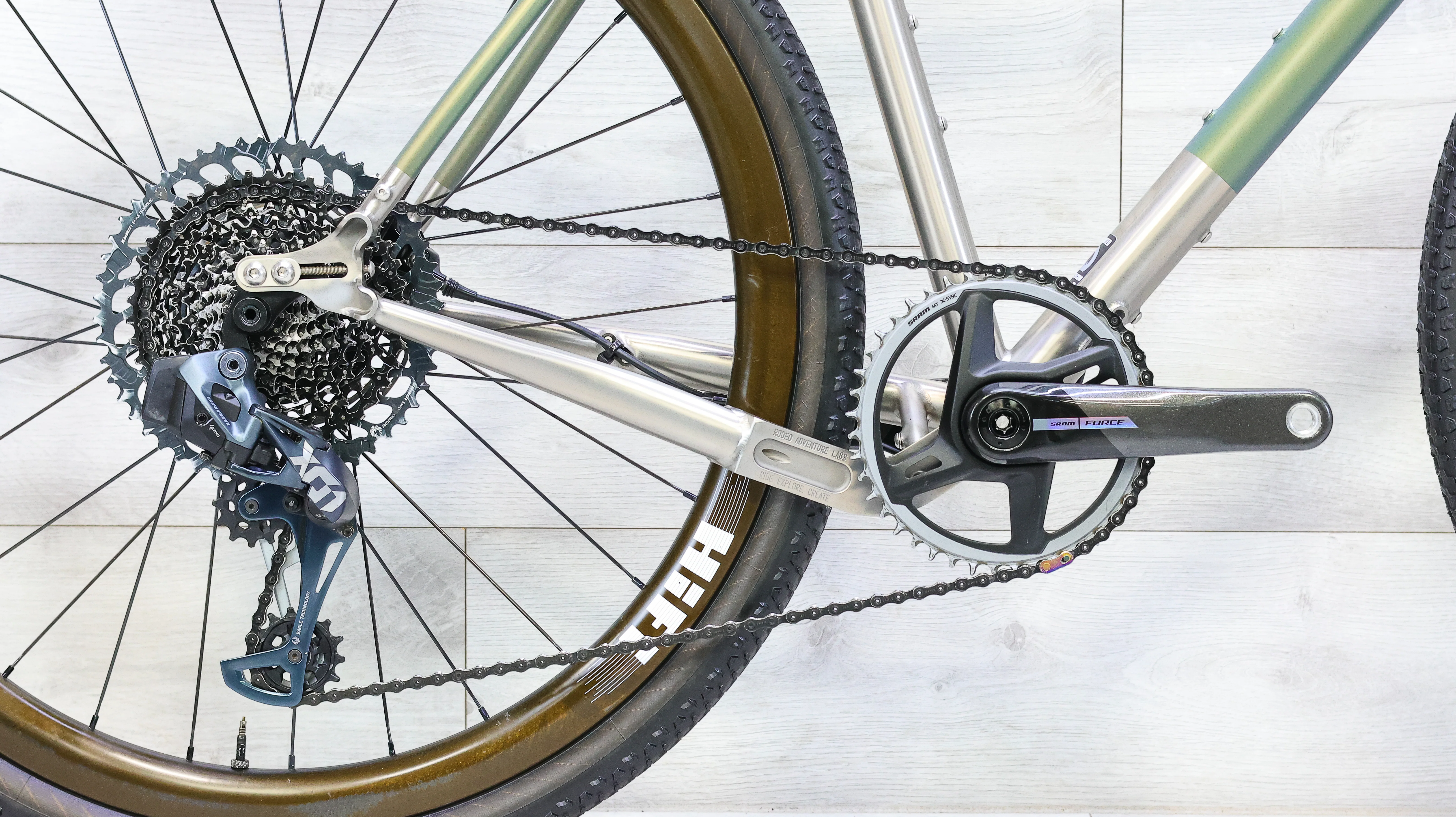 Rodeo Labs Flaanimal 5.0 Titanium Gravel Bike - 2023, 54cm - Image 5