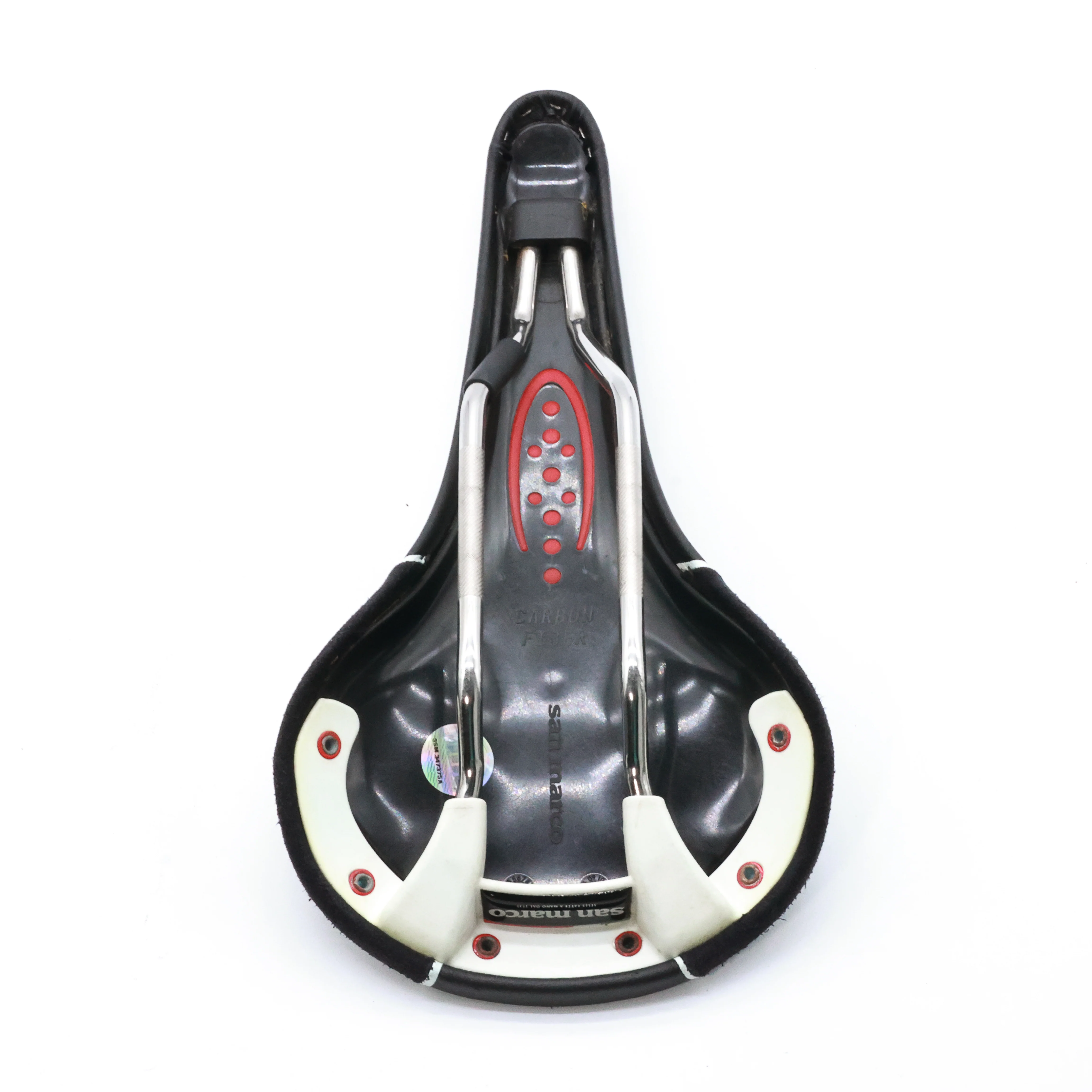 San Marco Regale Rivet Black Road Bike Saddle - 150mm - Image 4