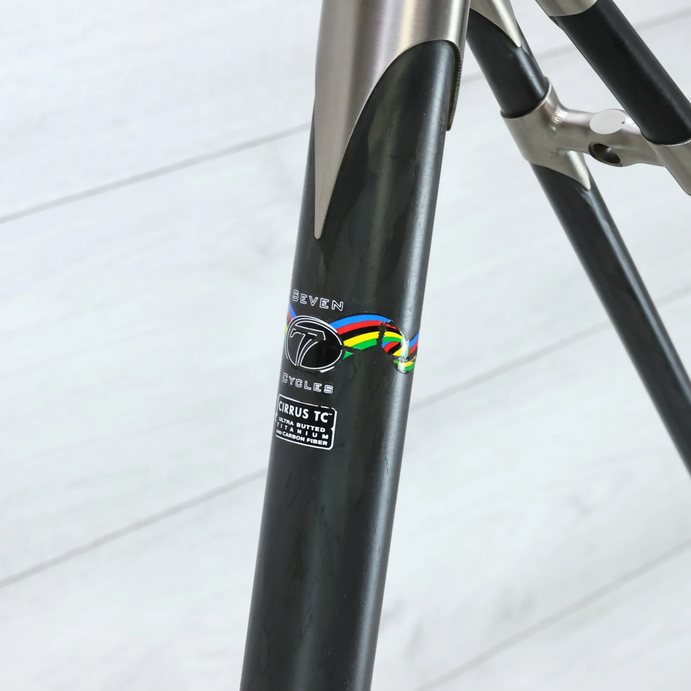 Seven Cycles Elium SLX Titanium/Carbon Road Bike Frameset - 2015, 54cm - Image 11