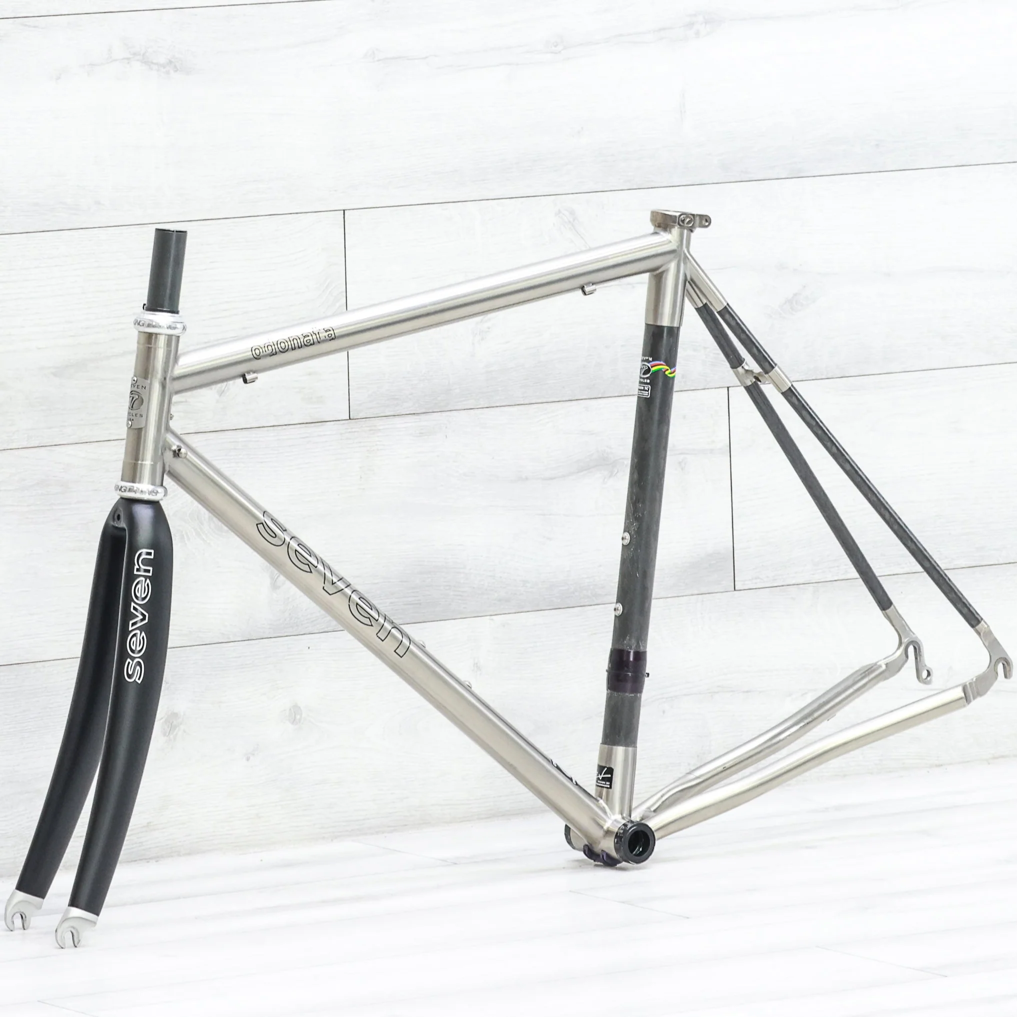 Seven Cycles Odonata Titanium Carbon Road Bike Frameset - 2001, 53cm - Image 4
