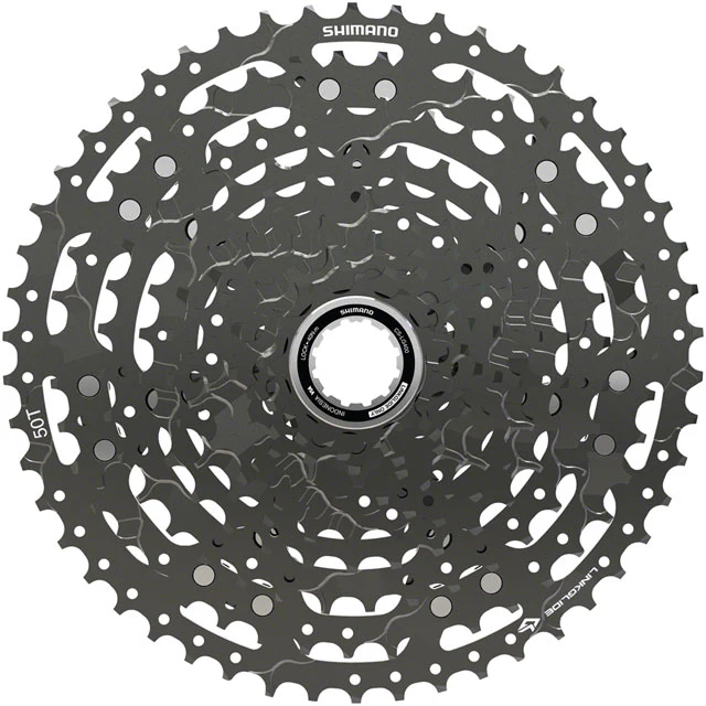 Shimano CUES CS-LG400-11 Cassette - 11 Speed, 11-50t, LINKGLIDE, Black - Image 2