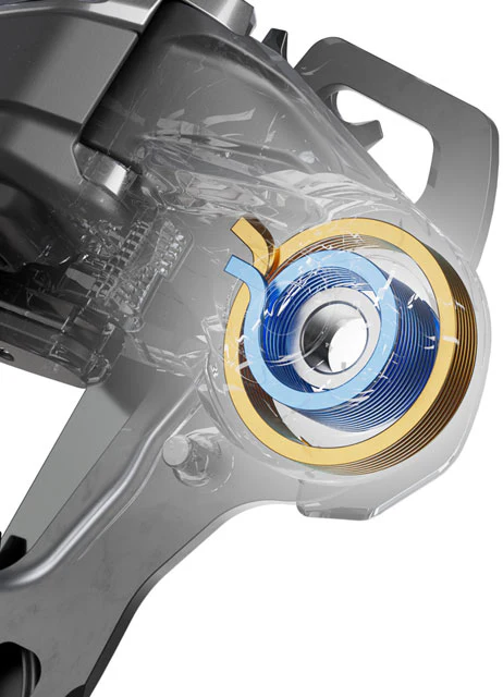 Shimano Deore XT RD-M8250-GS Di2 Wireless Rear Derailleur - 12-Speed, Medium Cage, Shadow ES, Black/Gray - Image 2