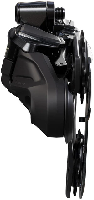 Shimano Deore XT RD-M8250-GS Di2 Wireless Rear Derailleur - 12-Speed, Medium Cage, Shadow ES, Black/Gray - Image 3