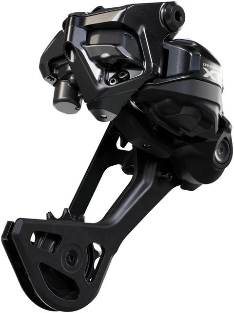 Shimano Deore XT RD-M8250-SGS Di2 Wireless Rear Derailleur - 12-Speed, Long Cage, Shadow ES, Black/Gray - Image 4