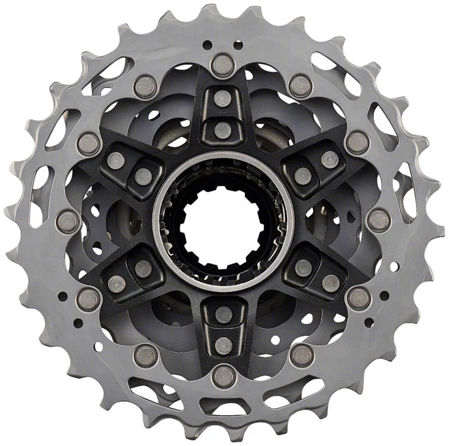 Shimano Dura-Ace CS-R9200 Cassette - 12-Speed, 11-30t, Gray - Image 4