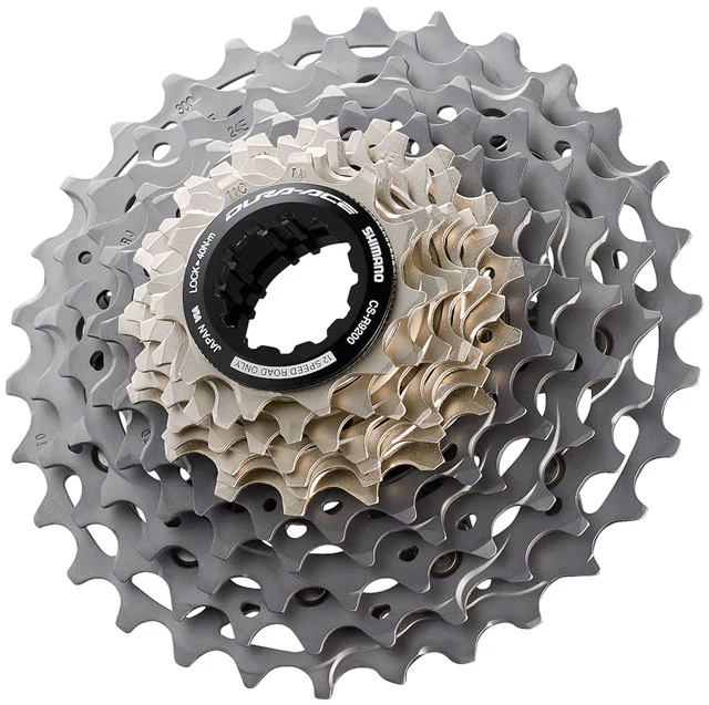 Shimano Dura-Ace CS-R9200 Cassette - 12-Speed, 11-34t, Gray - Image 3