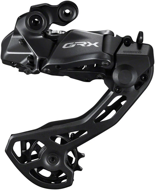 Shimano GRX RD-RX825 Di2 Rear Derailleur - 12-Speed, Long Cage, With Clutch, For 2x, Black - Image 2