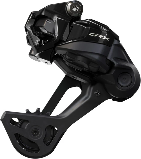 Shimano GRX RD-RX827-SGS Di2 Wireless Rear Derailleur - 12-Speed, Long Cage, Shadow ES, Black - Image 2
