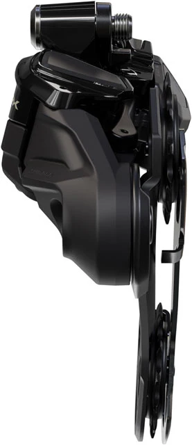 Shimano GRX RD-RX827-SGS Di2 Wireless Rear Derailleur - 12-Speed, Long Cage, Shadow ES, Black - Image 3