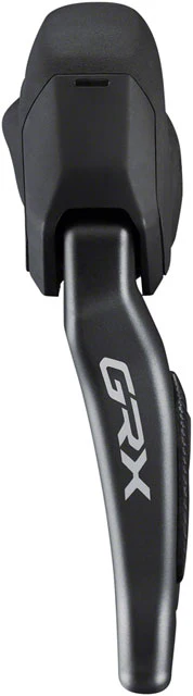 Shimano GRX ST-RX825 Di2 Shift/Brake Lever with BR-RX820 Hydraulic Disc Brake Caliper - Left/Front, 2x, Flat Mount Caliper, Black - Image 4