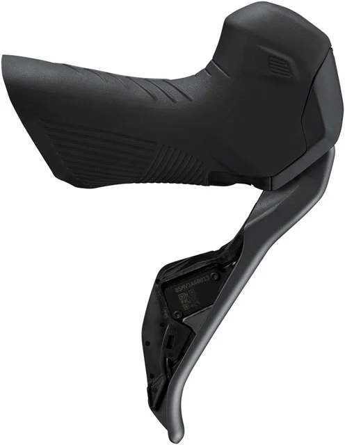 Shimano GRX ST-RX825 Di2 Shift/Brake Lever with BR-RX820 Hydraulic Disc Brake Caliper - Left/Front, 2x, Flat Mount Caliper, Black - Image 5