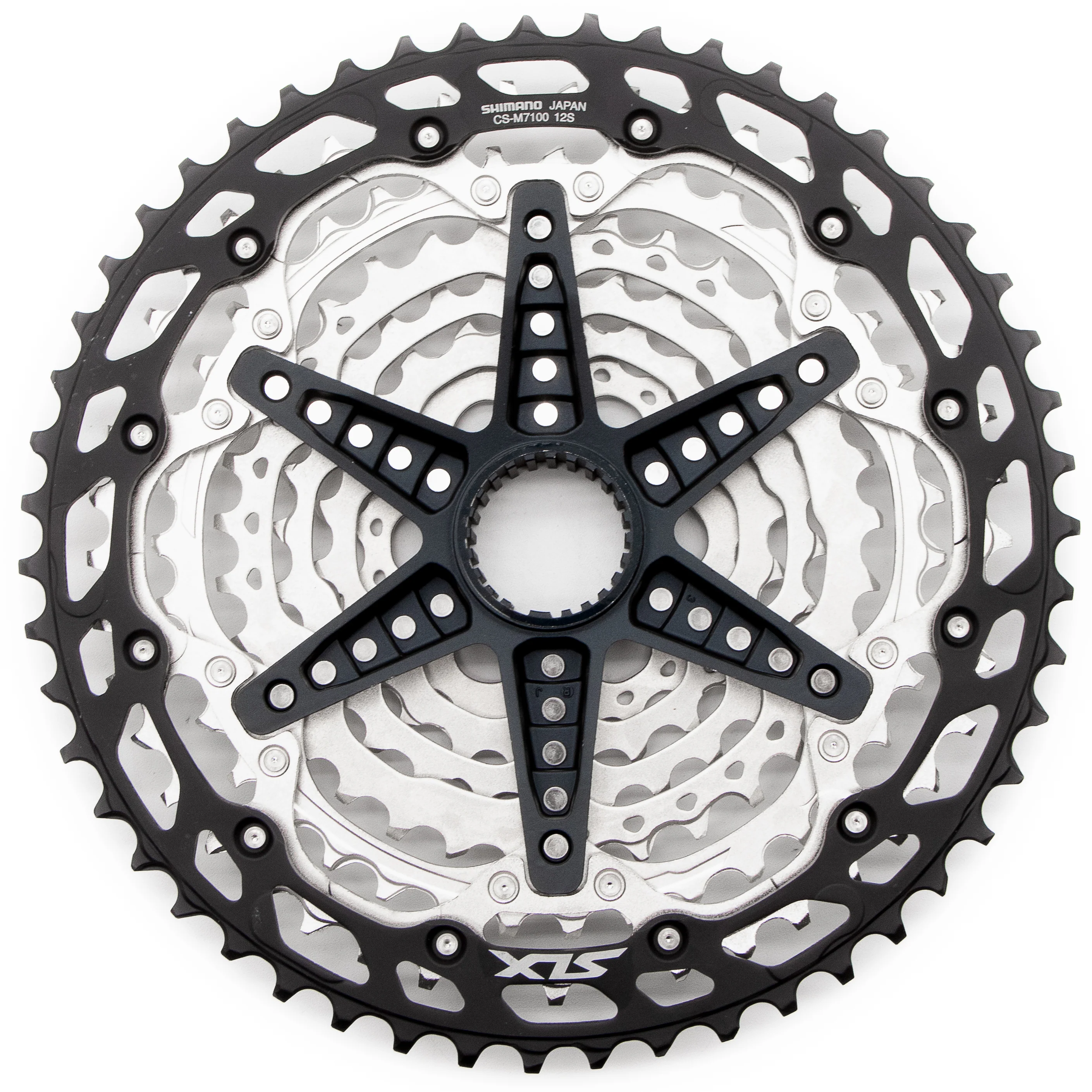 Shimano SLX CS-M7100 12 Speed 10-51T Micro Spline Cassette - Image 2