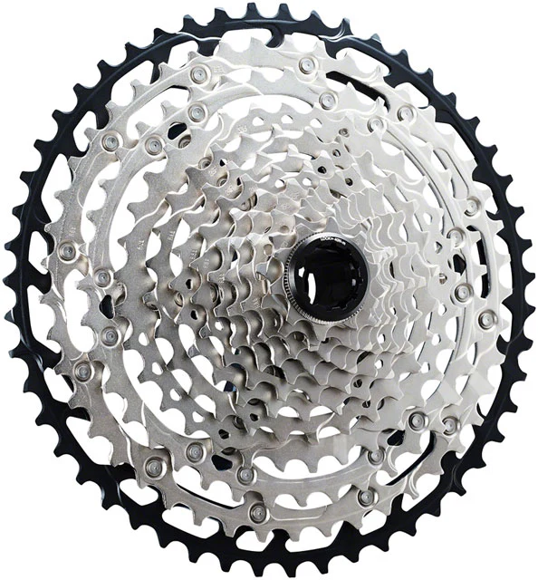 Shimano SLX CS-M7100 Cassette - 12-Speed, 10-45t, Silver/Black, Micro Spline - Image 3