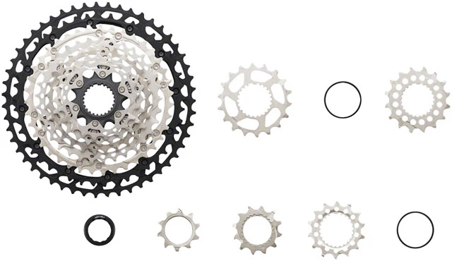 Shimano XT CS-M8100 Cassette - 12-Speed, 10-51t, Silver/Black, Micro Spline - Image 4