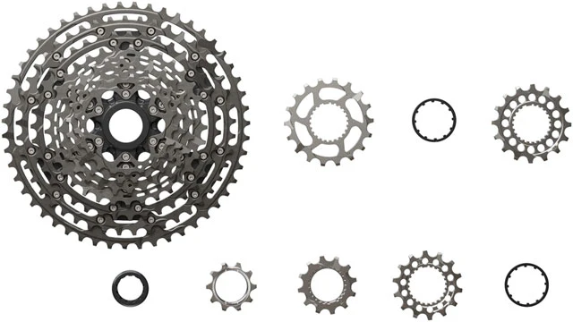 Shimano XTR CS-M9200-12 Cassette - 12-Speed, 10-51t, Hyperglide+, Micro Spline, Gray - Image 3