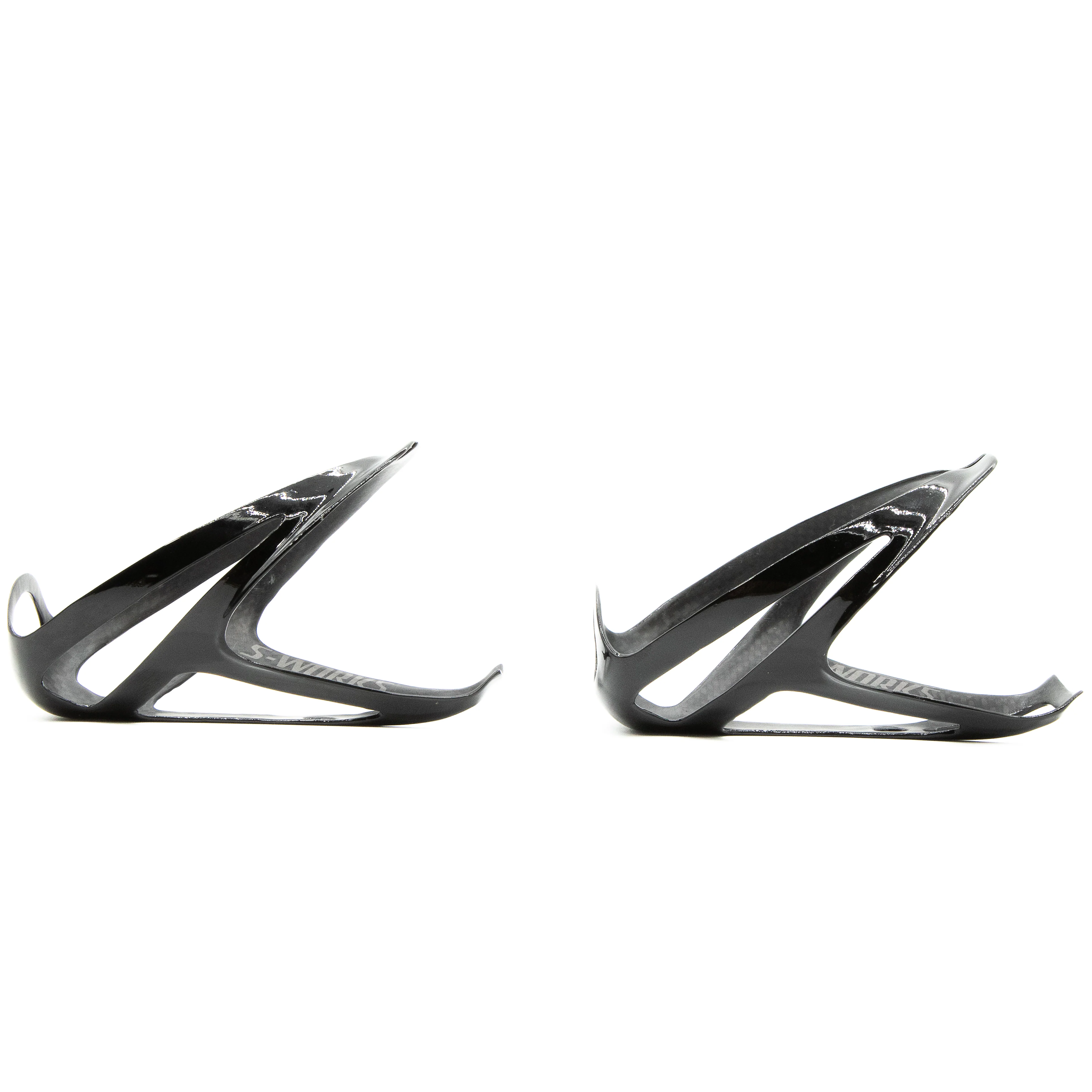Specialized S-Works Carbon Rib Bottle Cages III Carbon/Gloss Black Pair 48g - Image 2