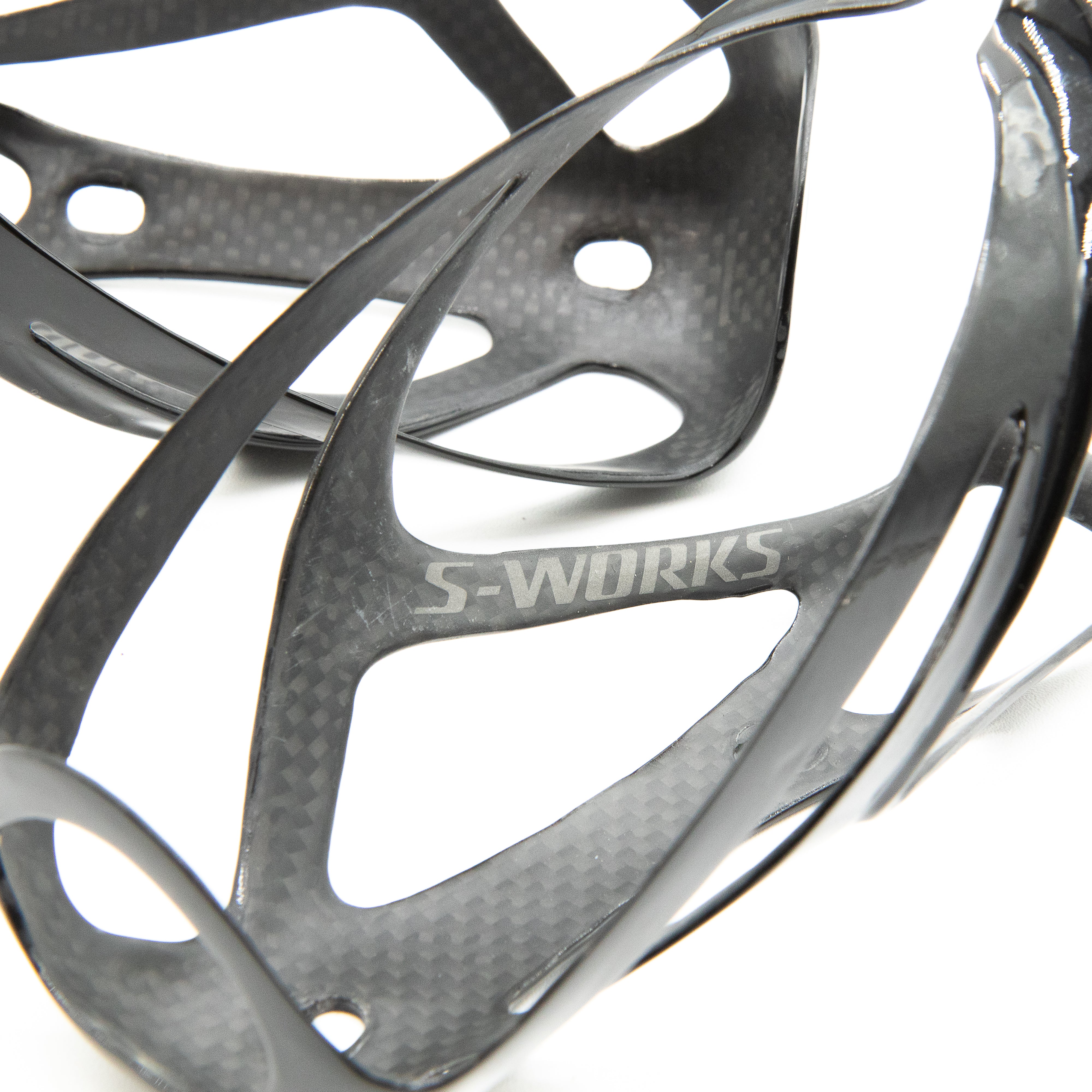 Specialized S-Works Carbon Rib Bottle Cages III Carbon/Gloss Black Pair 48g - Image 4
