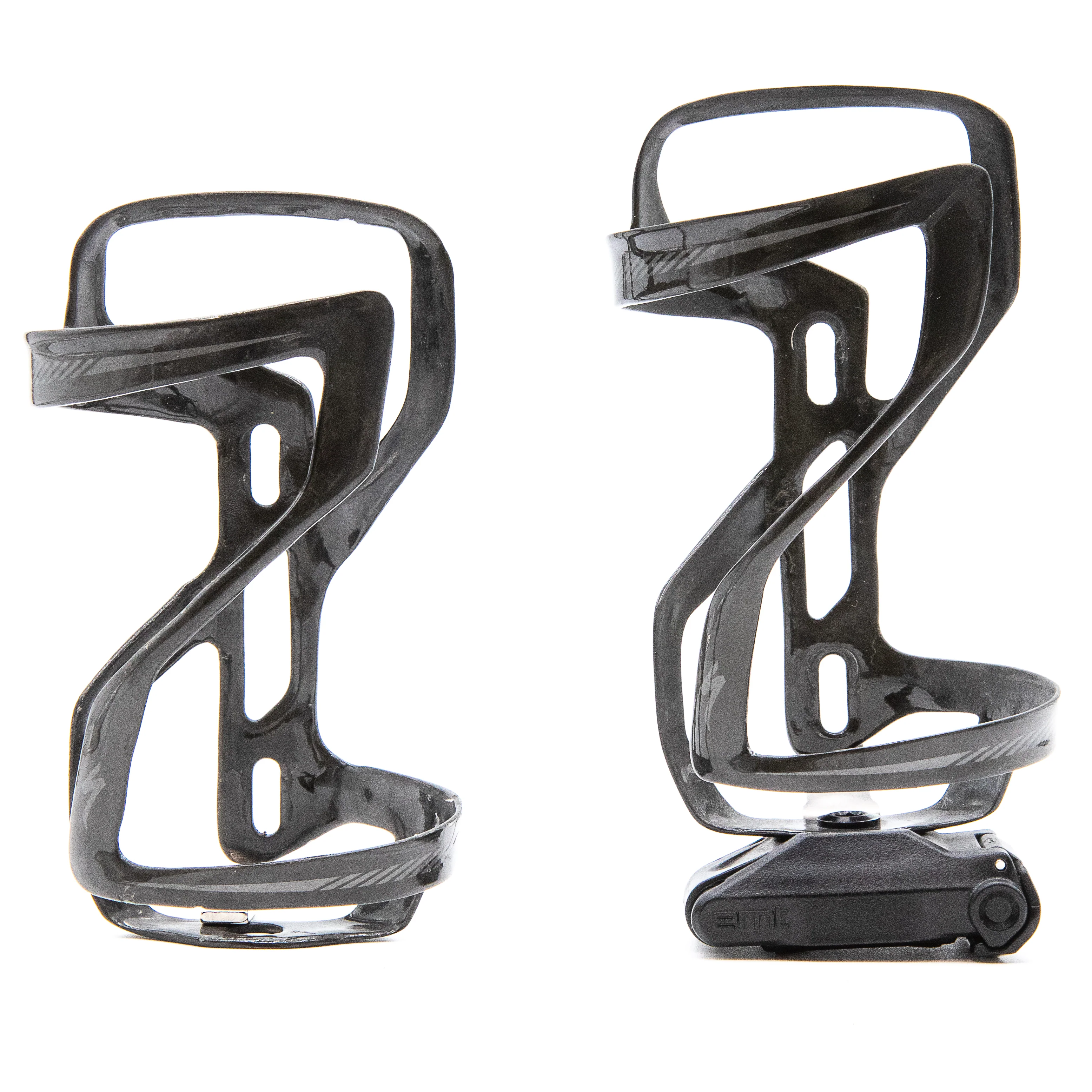 Specialized S-Works Carbon Zee Cages II Carbon/Charcoal Pair With EMT tool Right 132g