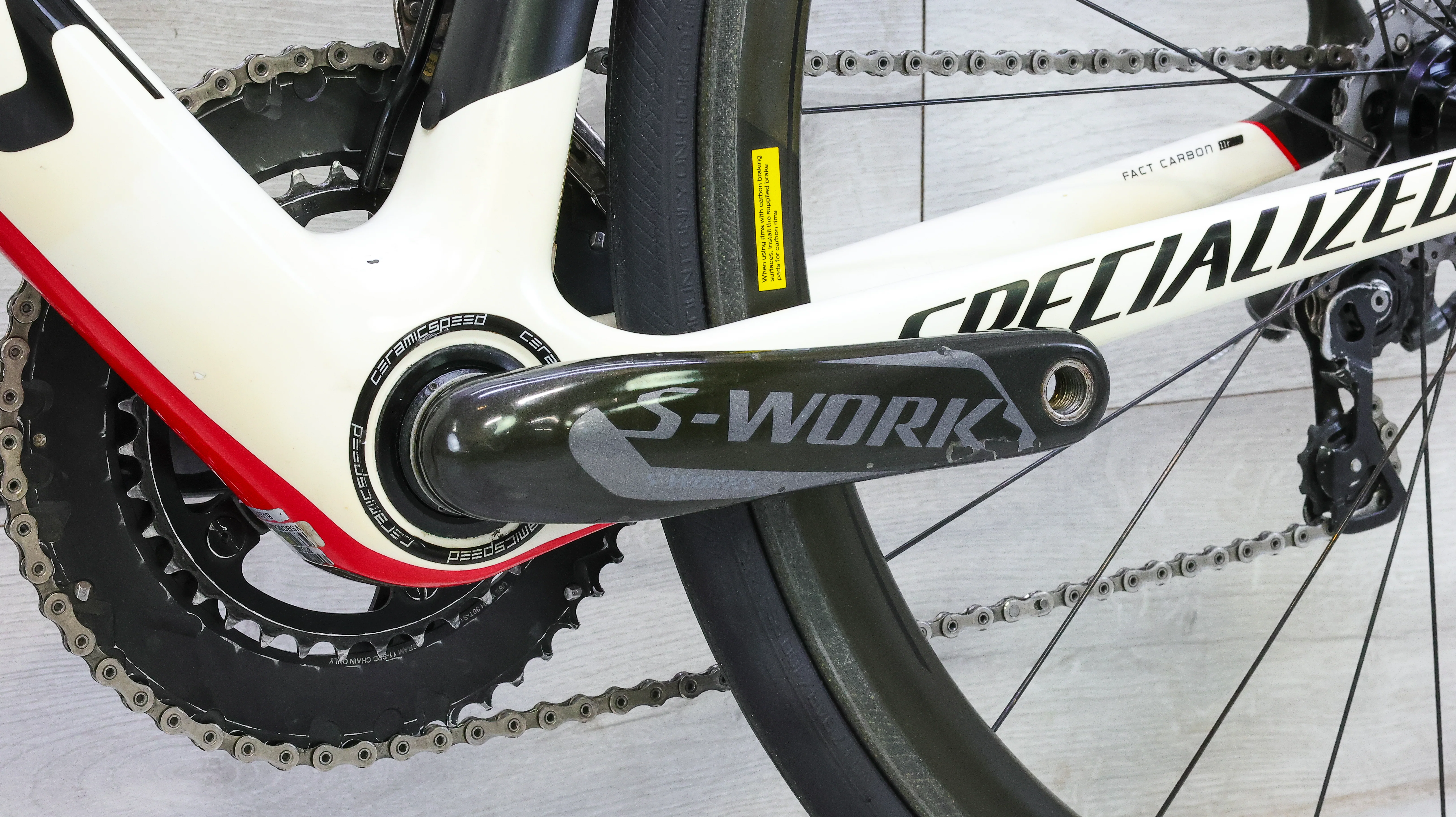 Specialized S-Works Tarmac Road Bike - 2015, 61cm - Image 7