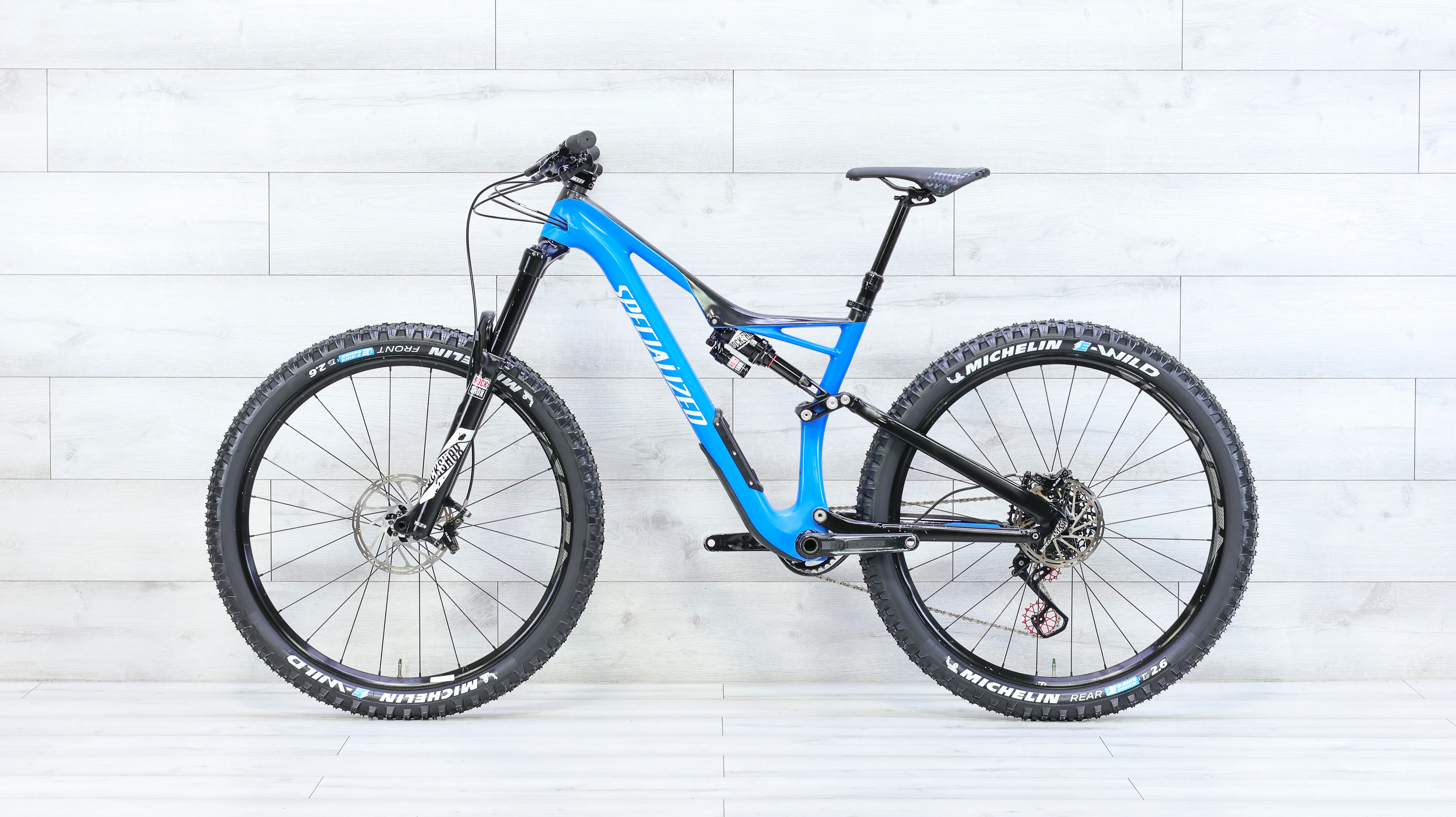Specialized Stumpjumper FSR Comp Carbon 6Fattie Mountain Bike - 2017, Medium - Image 2