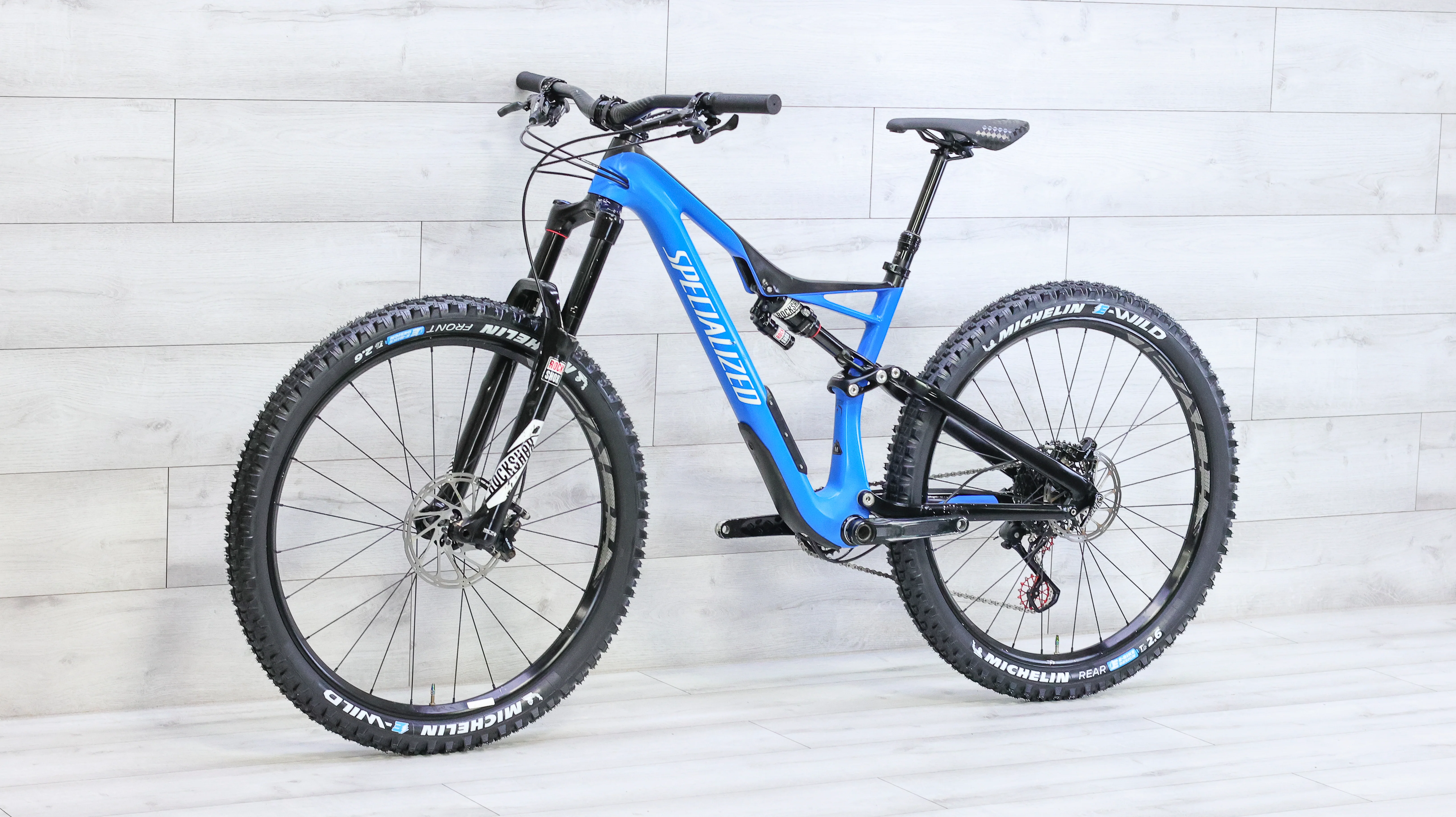 Specialized Stumpjumper FSR Comp Carbon 6Fattie Mountain Bike - 2017, Medium - Image 4