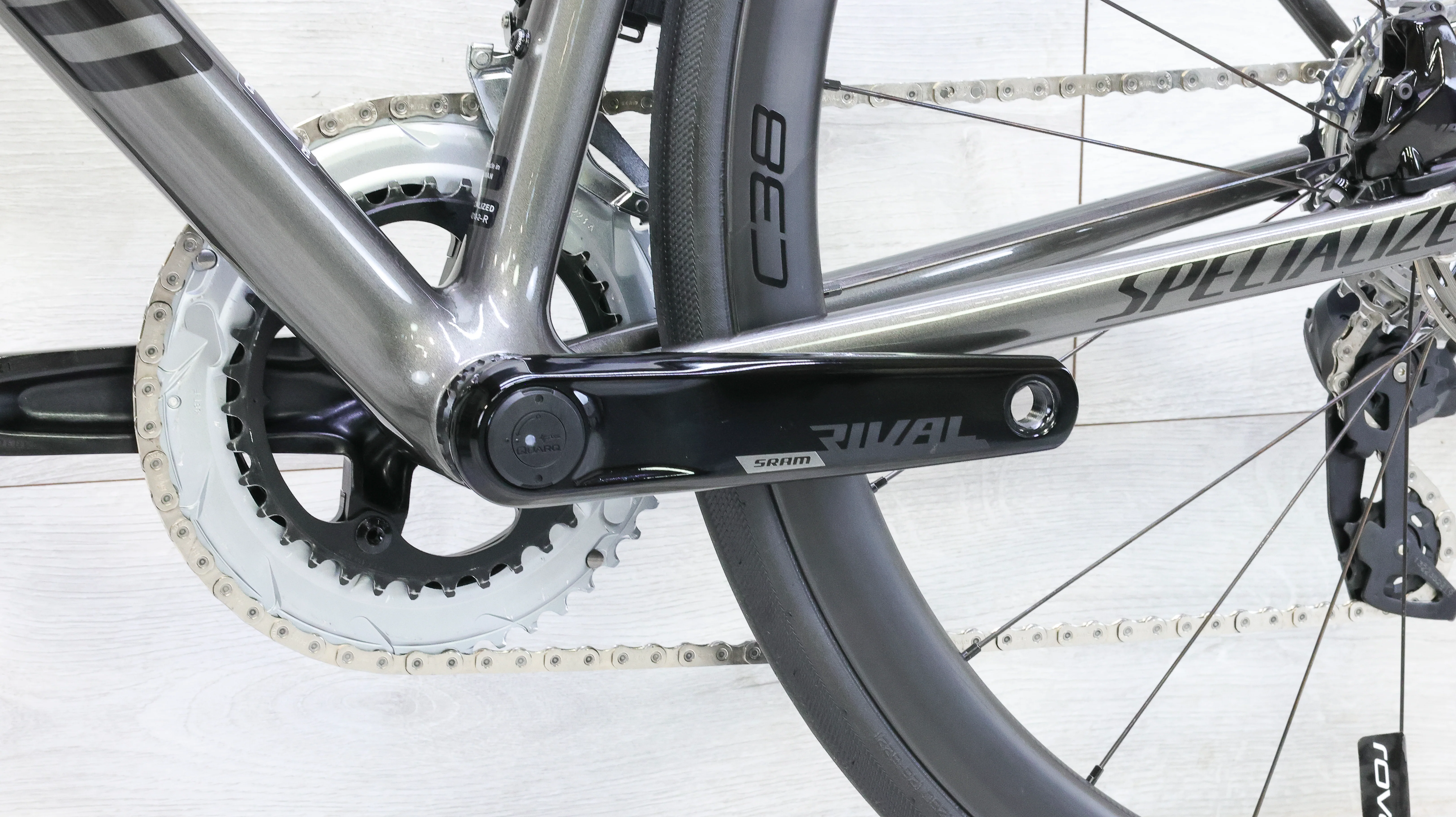 Specialized Tarmac SL8 Expert SRAM Rival AXS Road Bike - 2024, 56cm - Image 7