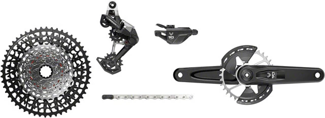 SRAM Eagle 90 T-Type Groupset -Wide Crankset, 32t Chainring, Trigger Shifter, 10-52t 12-Speed Cassette, Rear Derailleur, Chain - Image 2