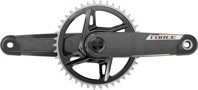 SRAM Force 1x XPLR AXS Power Meter Wide Crankset - 12/13-Speed, 42t, 8-Bolt Direct Mount, DUB PM Spindle, Carbon, E1