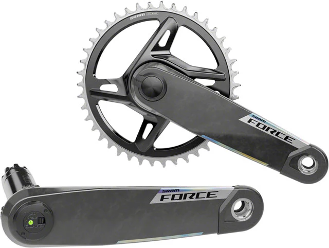 SRAM Force 1x XPLR AXS Power Meter Wide Crankset - 12/13-Speed, 42t, 8-Bolt Direct Mount, DUB PM Spindle, Carbon, E1 - Image 2