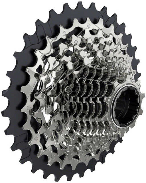 SRAM Force AXS XG-1270 Cassette - 12-Speed, 10-33t, Silver, For XDR Driver Body, D1 - Image 2