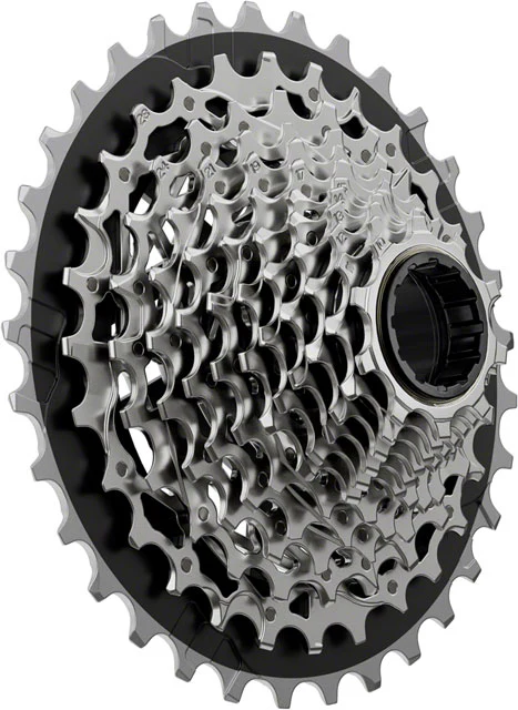 SRAM Force XG-1270 Cassette - 12-Speed, 10-33t, Silver, For XDR Driver Body, E1 - Image 2