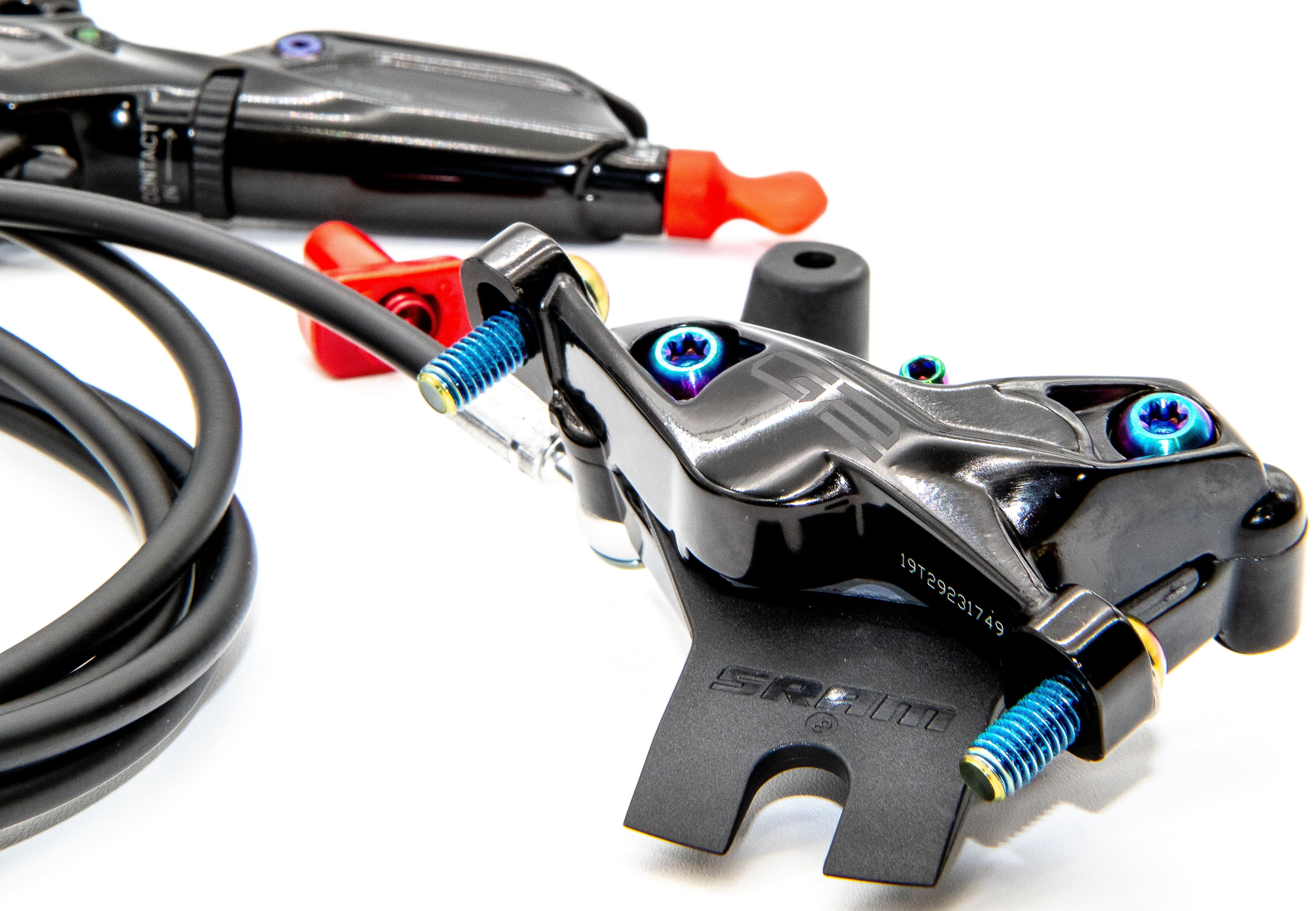 SRAM G2 Ultimate Disc Brake Set Hydraulic (BLACK/RAINBOW) - Image 10