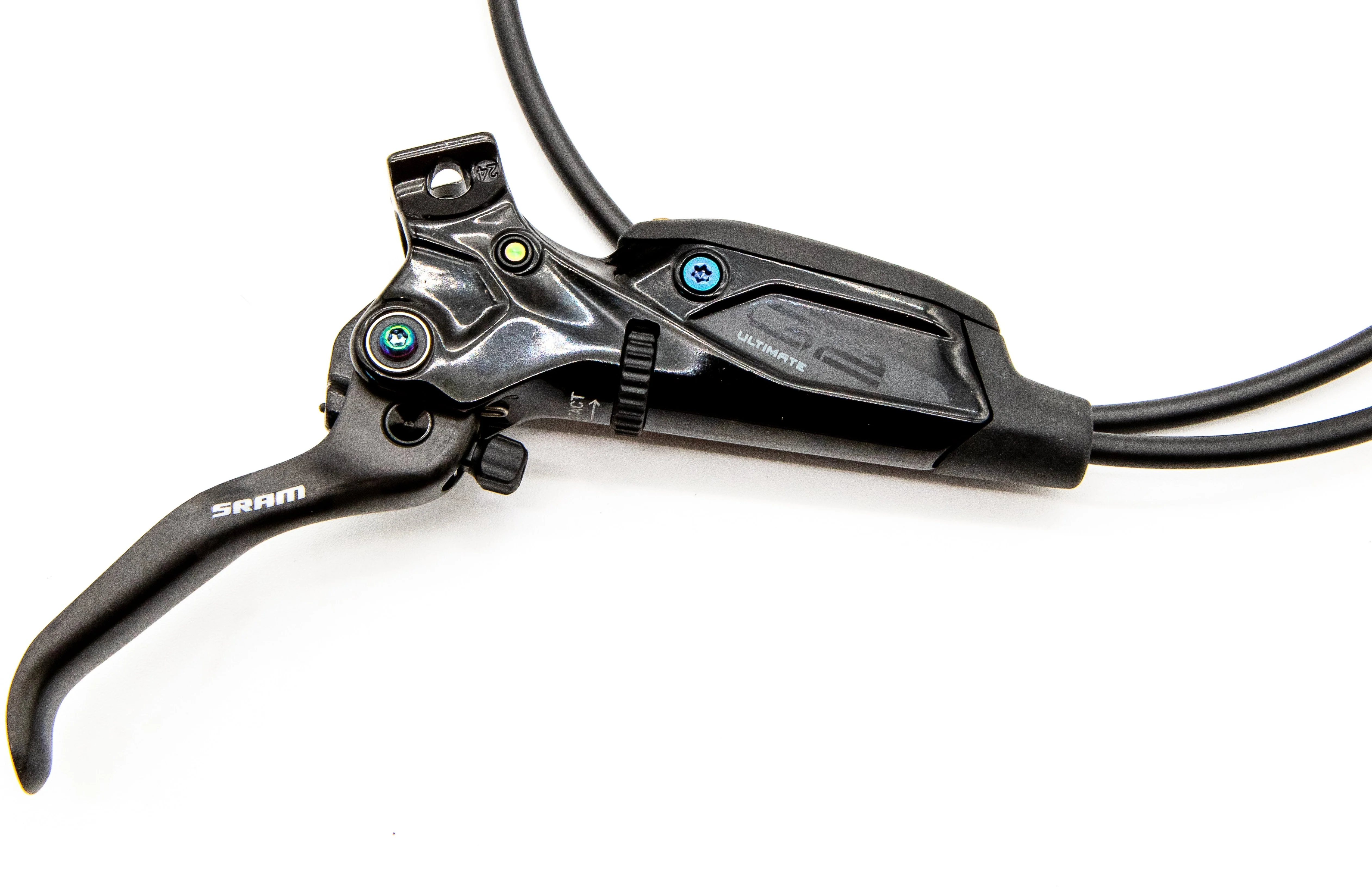 SRAM G2 Ultimate Disc Brake Set Hydraulic (BLACK/RAINBOW) - Image 7