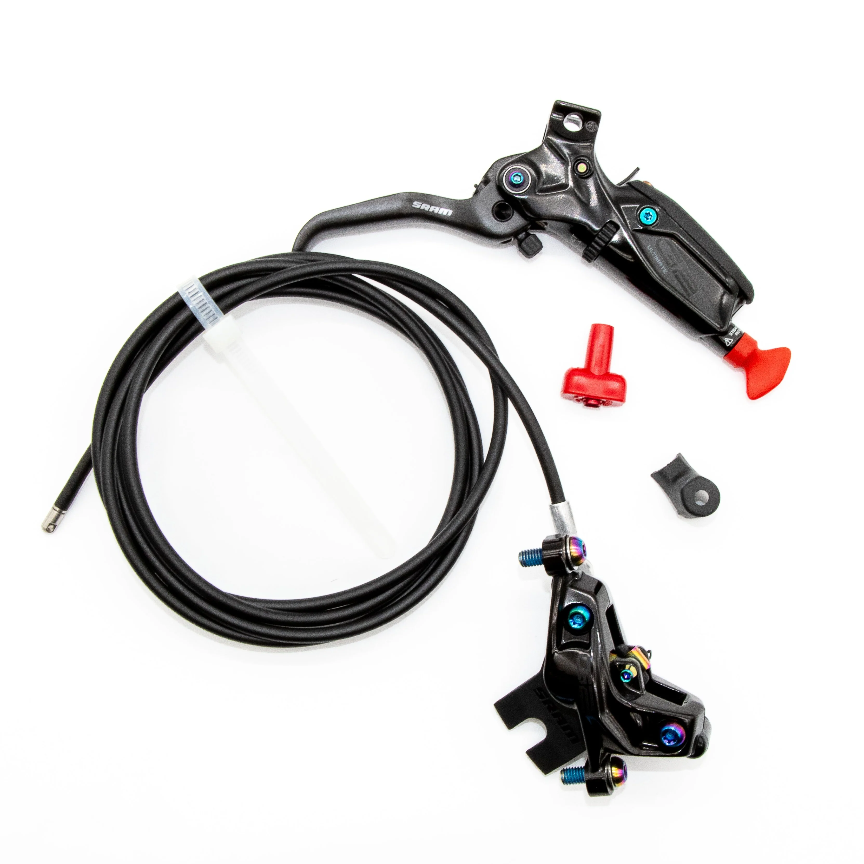 SRAM G2 Ultimate Disc Brake Set Hydraulic (BLACK/RAINBOW) - Image 9